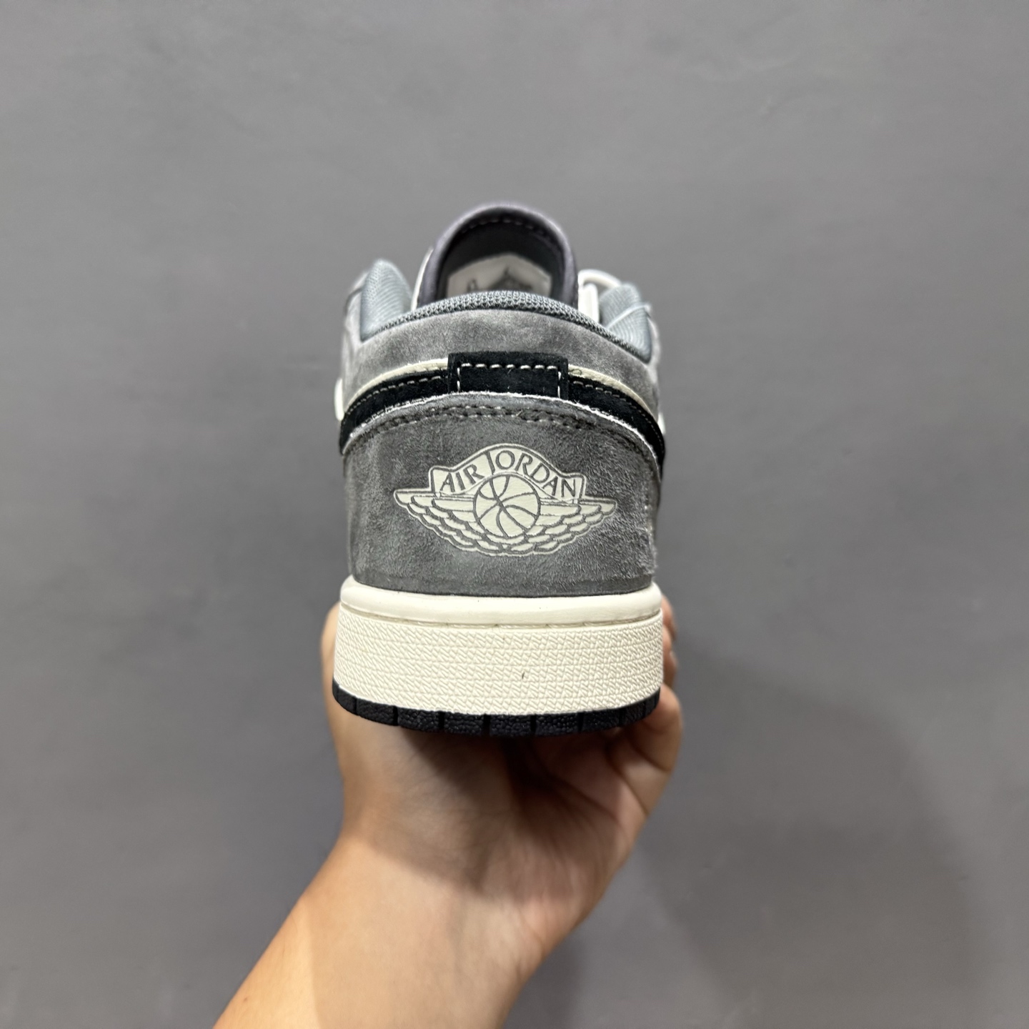 200 独家实拍Air Jordan 1 Low AJ1 乔1 斯图西联名-黑白双拼红标 高端定制 低帮复古篮球鞋 SJ9950-029