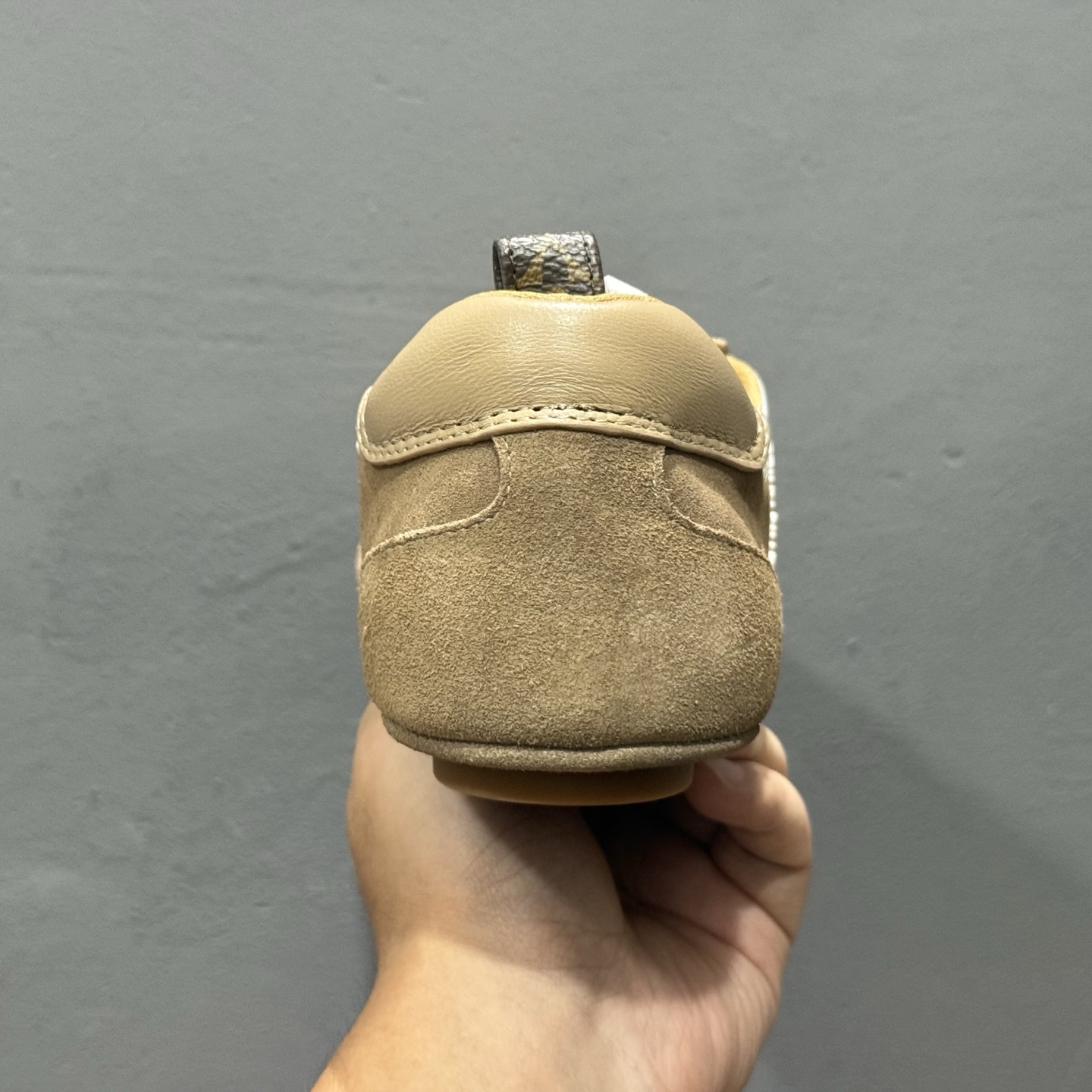 360 LOUIS VUITTON Sneakerina LV德训鞋 羊皮革 圆头系带 芭蕾风低帮生活休闲鞋