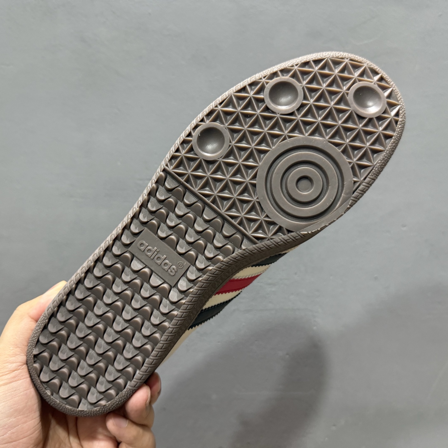 220 Adidas Originals Samba OG ‘DIY’桑巴舞系列-NY联名 夏季时尚百搭低帮休闲运动板鞋 白红棕 GJ75812