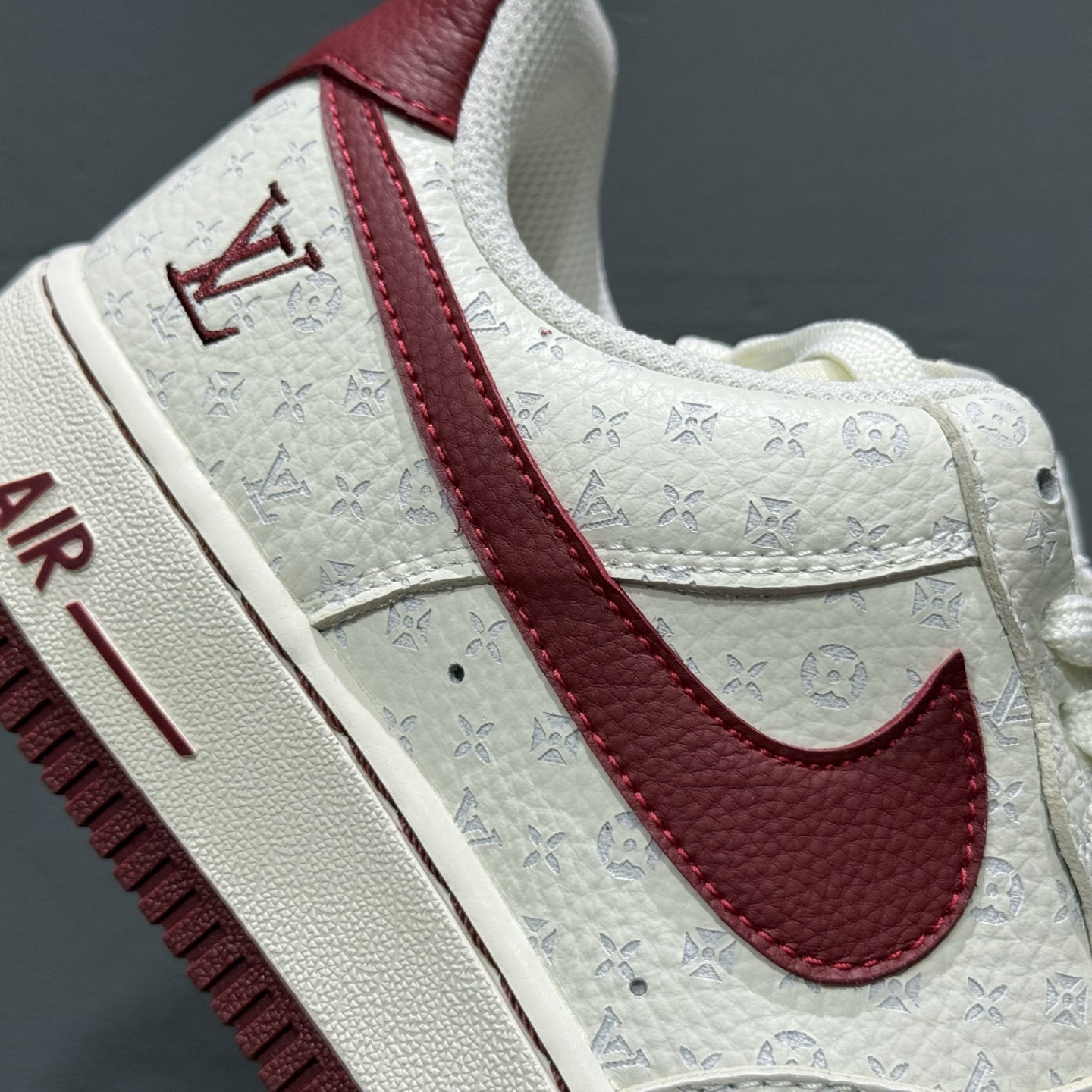 260 独家实拍Nike Air Force 1‘07 Low LV联名 白红 空军一号低帮休闲板鞋 LW9279-015