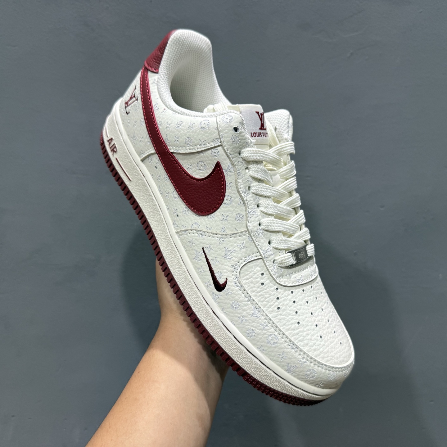 260 独家实拍Nike Air Force 1‘07 Low LV联名 白红 空军一号低帮休闲板鞋 LW9279-015