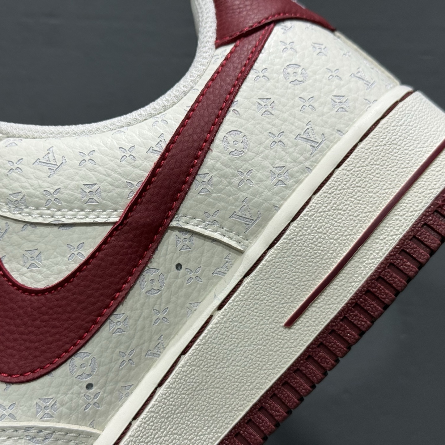 260 独家实拍Nike Air Force 1‘07 Low LV联名 白红 空军一号低帮休闲板鞋 LW9279-015