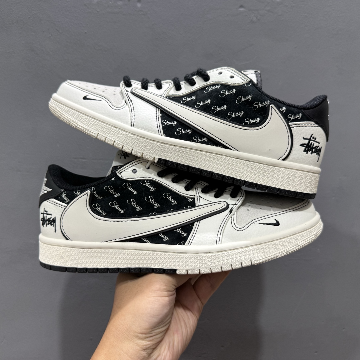 220 Air Jordan AJ1 Low 倒钩低帮联名定制配色 SJ2068-121