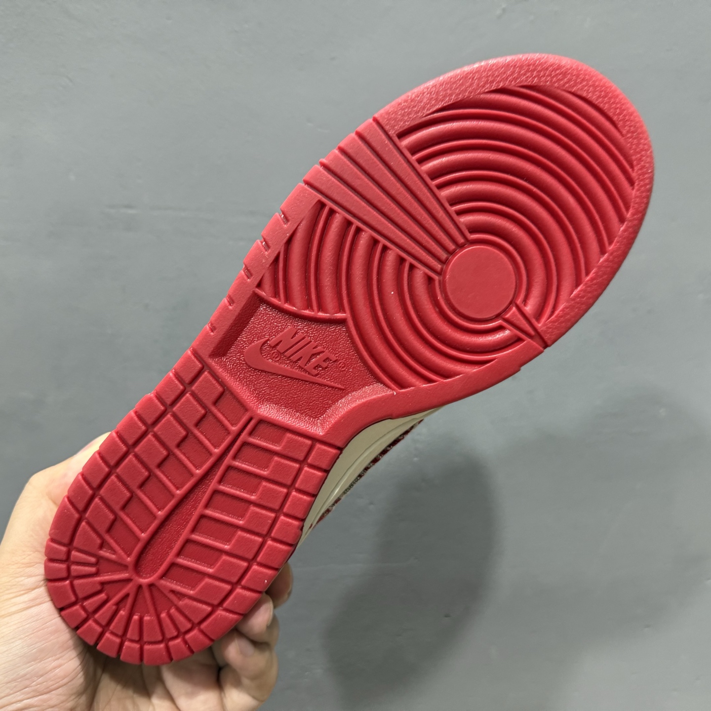 280 SC版Nike SB Dunk Low 古驰联名 灰红牛仔 周年高端定制 低帮休闲板鞋 SC9207-417