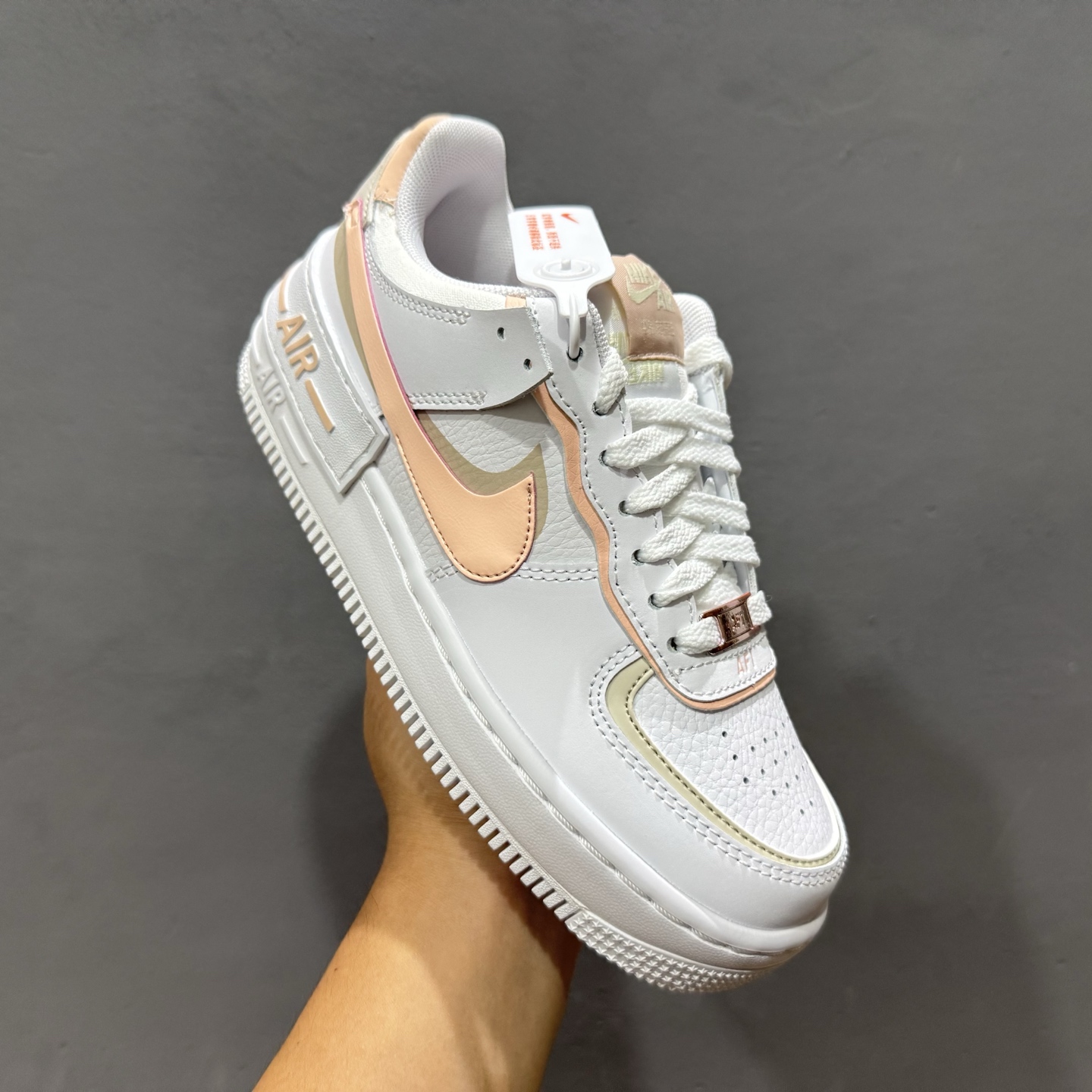 200 NK WMNS Air Force 1 Shadow全新少女系解构主义设计 空军一号马卡龙 CI0919-121