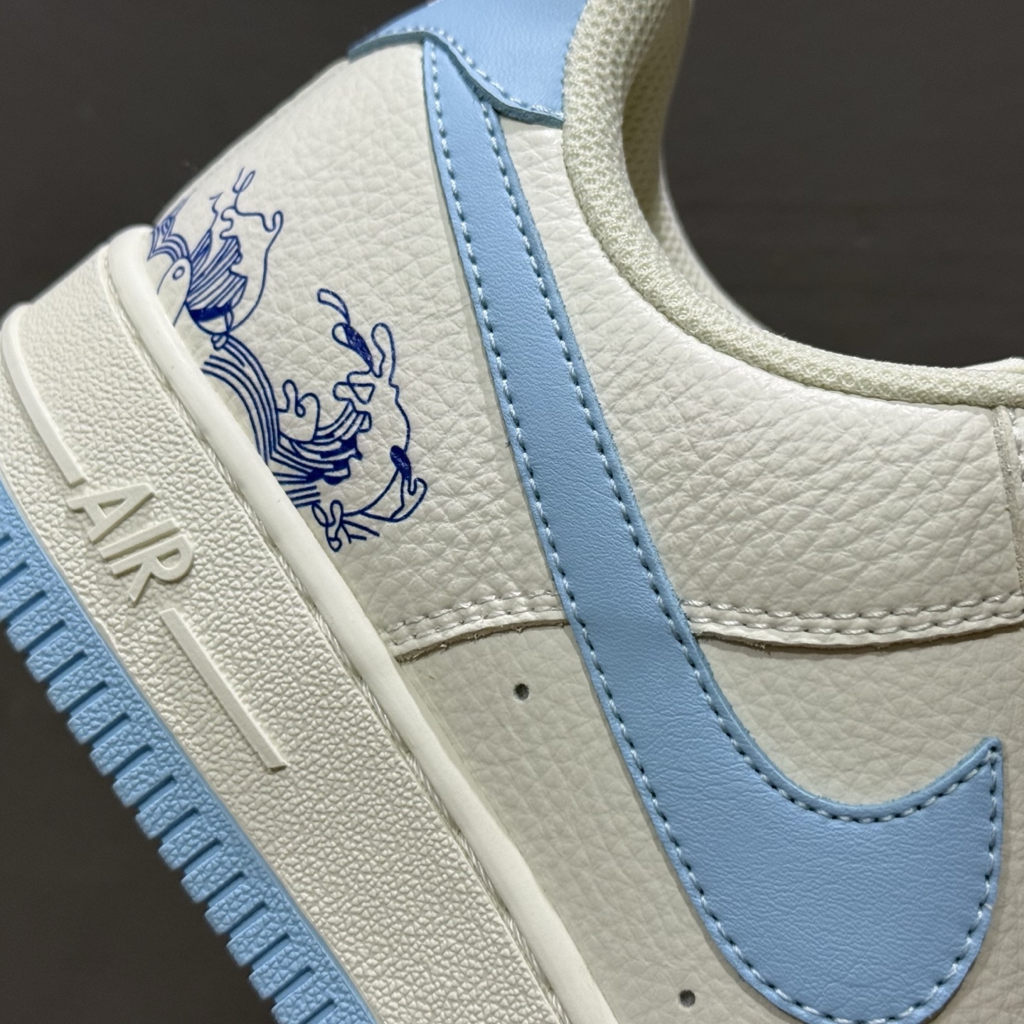 ￥260 Nike Air Force 1'07 Low 米蓝浪花 空军一号低帮休闲板鞋 CS5288-027