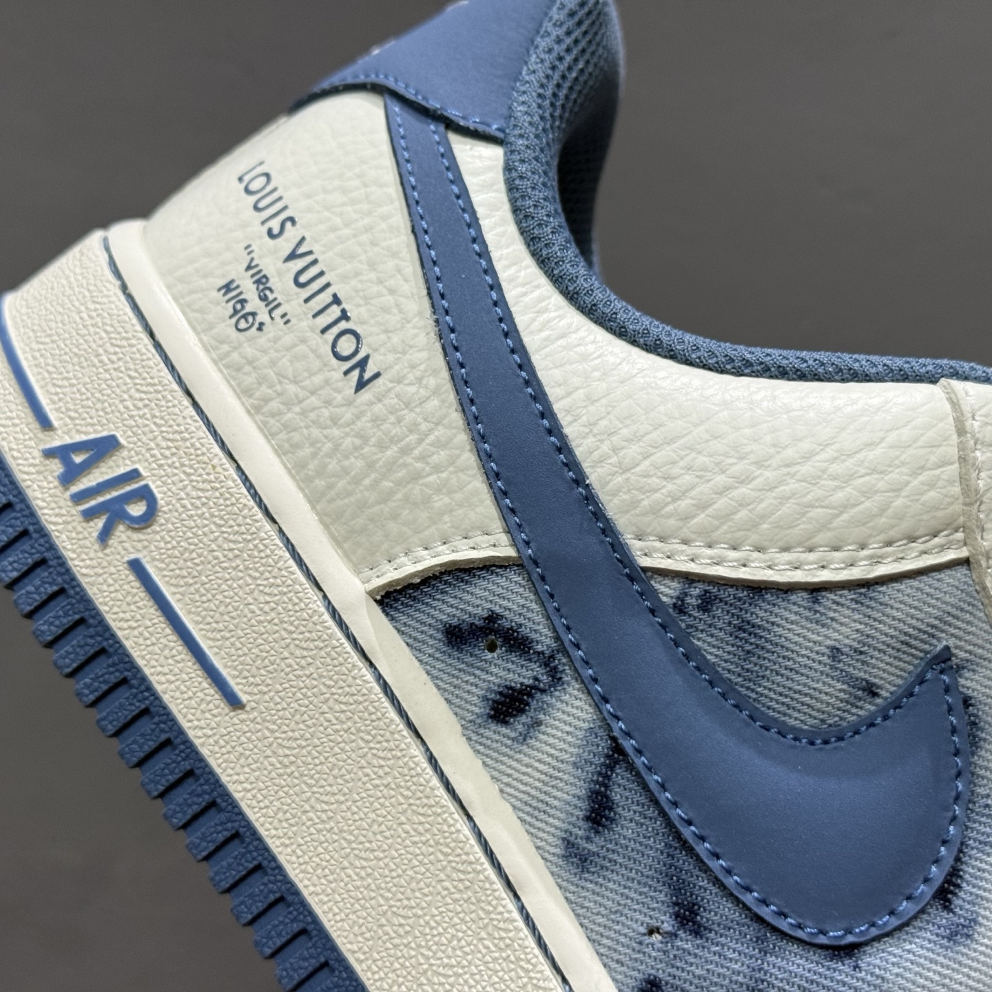 ￥250 Nike Air Force 1'07 Low LV联名 蓝色海洋 空军一号低帮休闲板鞋 LW9279-019