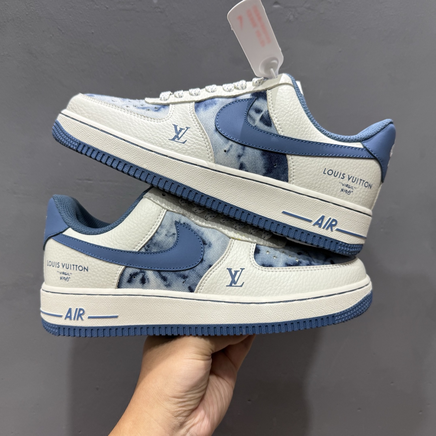 ￥250 Nike Air Force 1'07 Low LV联名 蓝色海洋 空军一号低帮休闲板鞋 LW9279-019