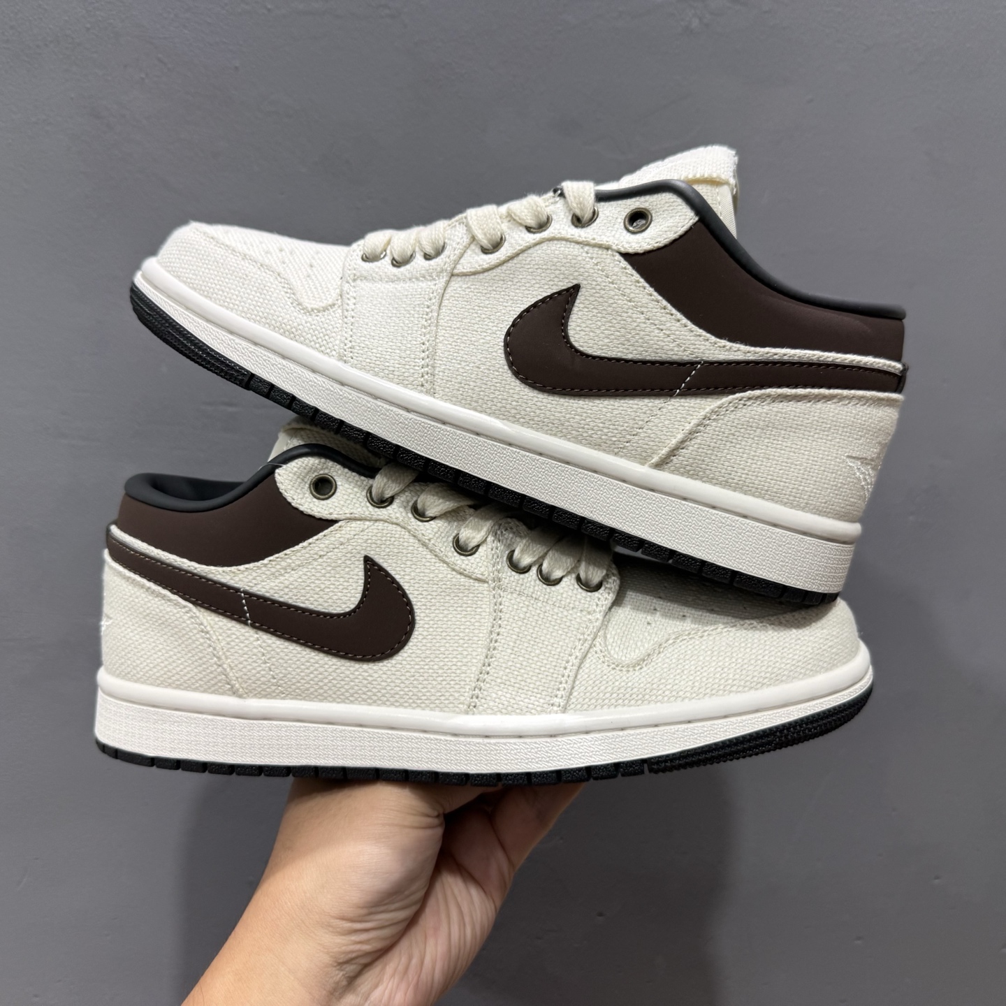 220 Air Jordan 1 Low 米黄 AJ1乔1低帮休闲板鞋 IB8058-110