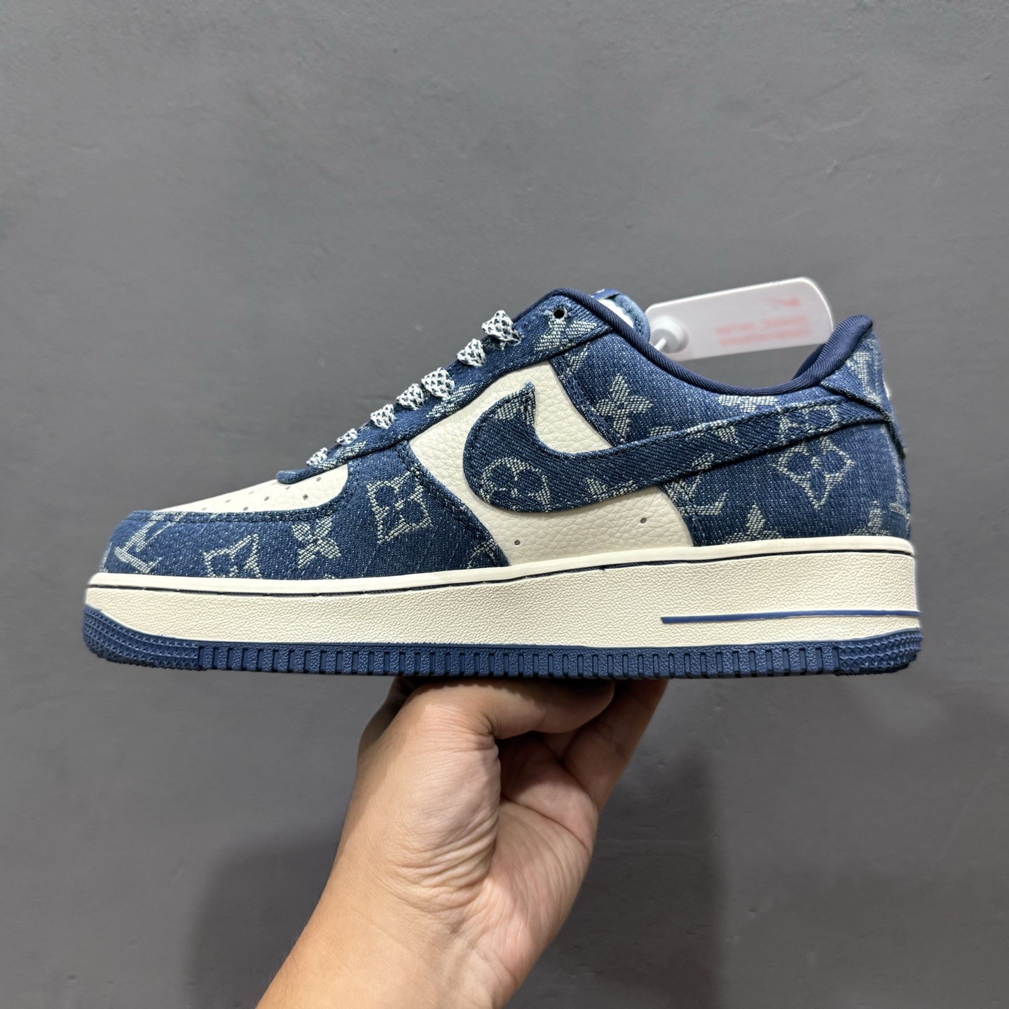 ￥260 Nike Air Force 1'07 Low LV联名 蓝色牛仔 空军一号低帮休闲板鞋 ZD1988-001