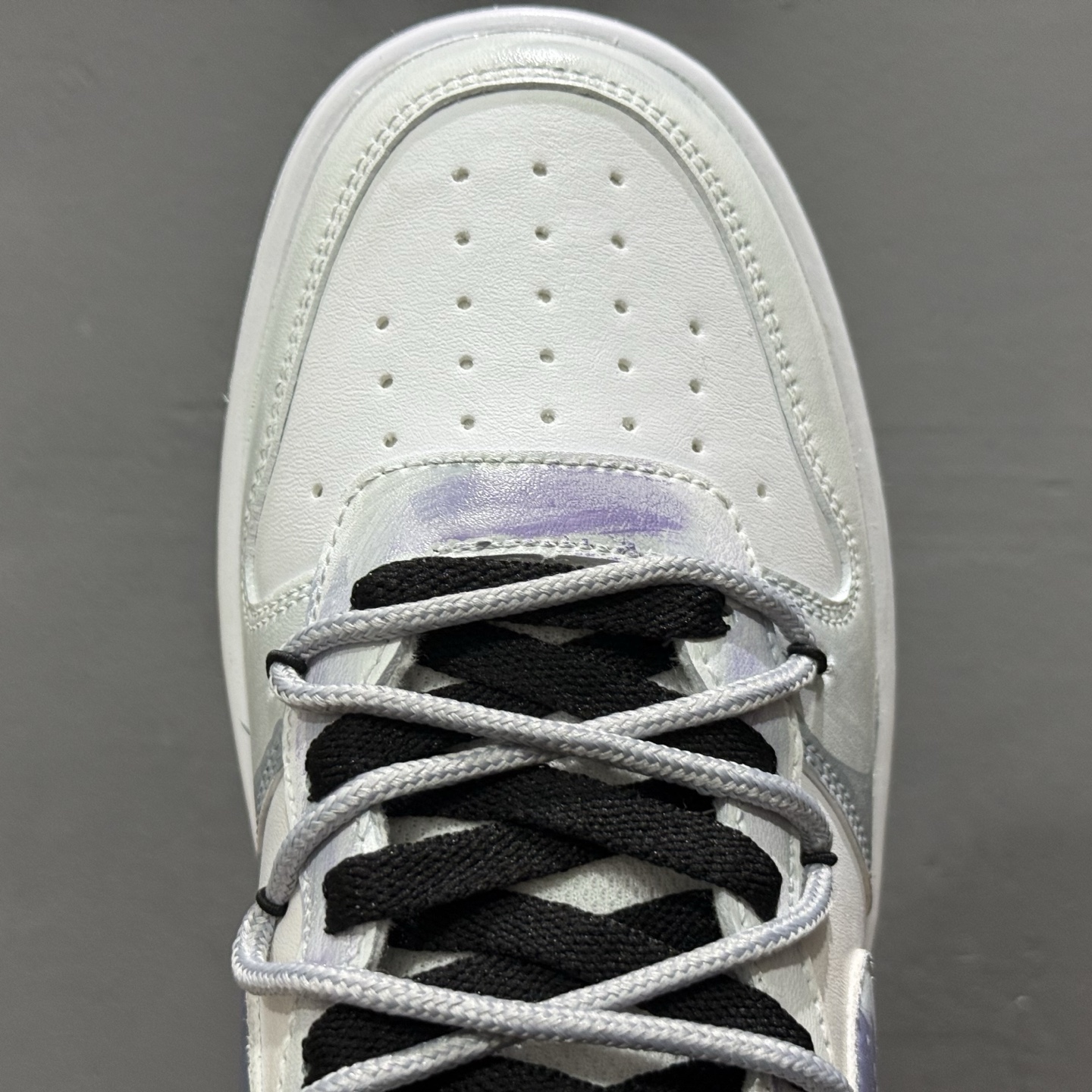 260 独家实拍 定制球鞋]Nike Court Borough“Love迷雾”解构手绘 潮流简约低帮板鞋 “Love 迷雾” 板鞋 BQ5448-217