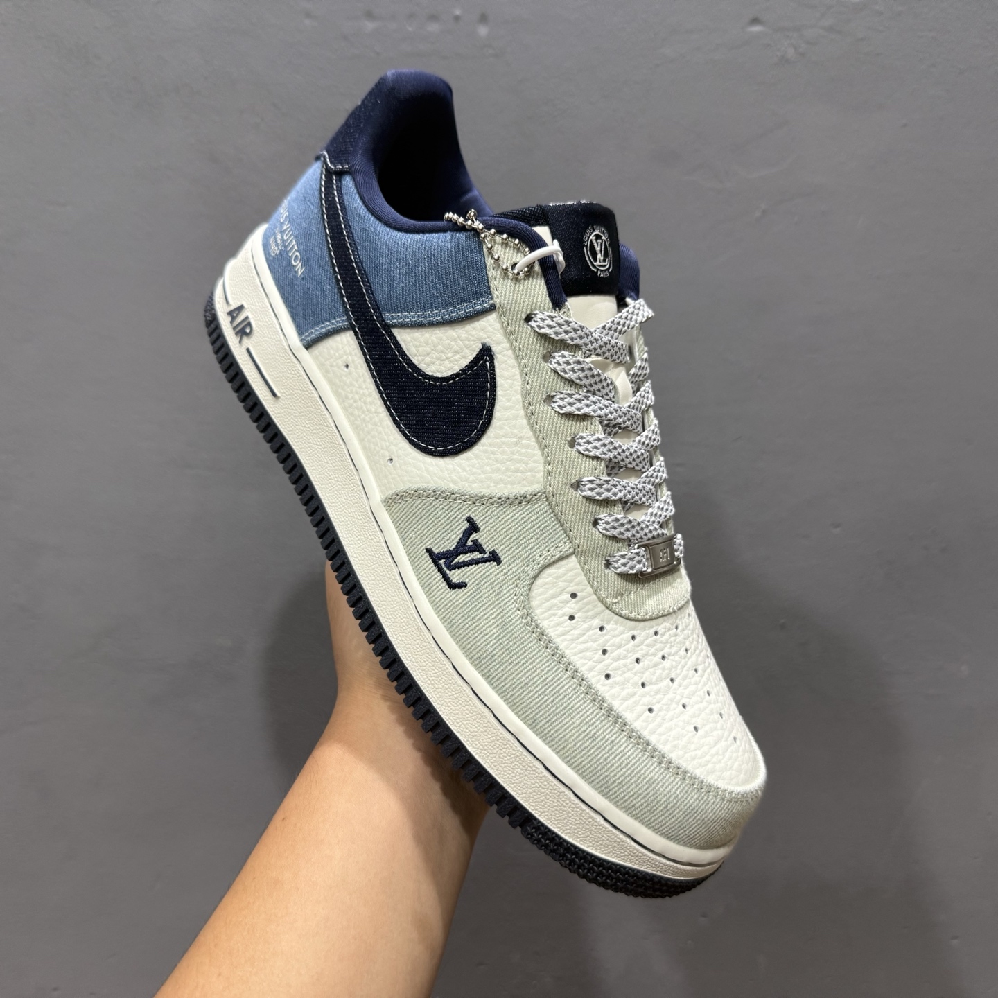 260 SC版Nike Air Force 1'07 Low LV联名 拼接牛仔 空军一号低帮休闲板鞋 SC0601-551