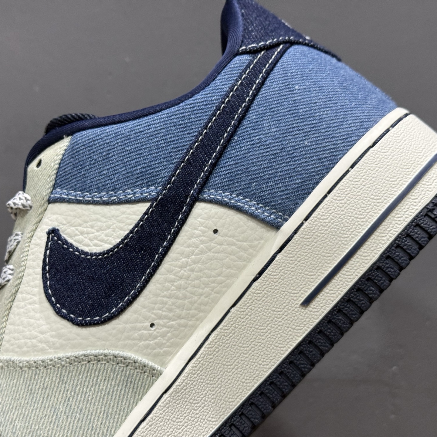 260 SC版Nike Air Force 1'07 Low LV联名 拼接牛仔 空军一号低帮休闲板鞋 SC0601-551