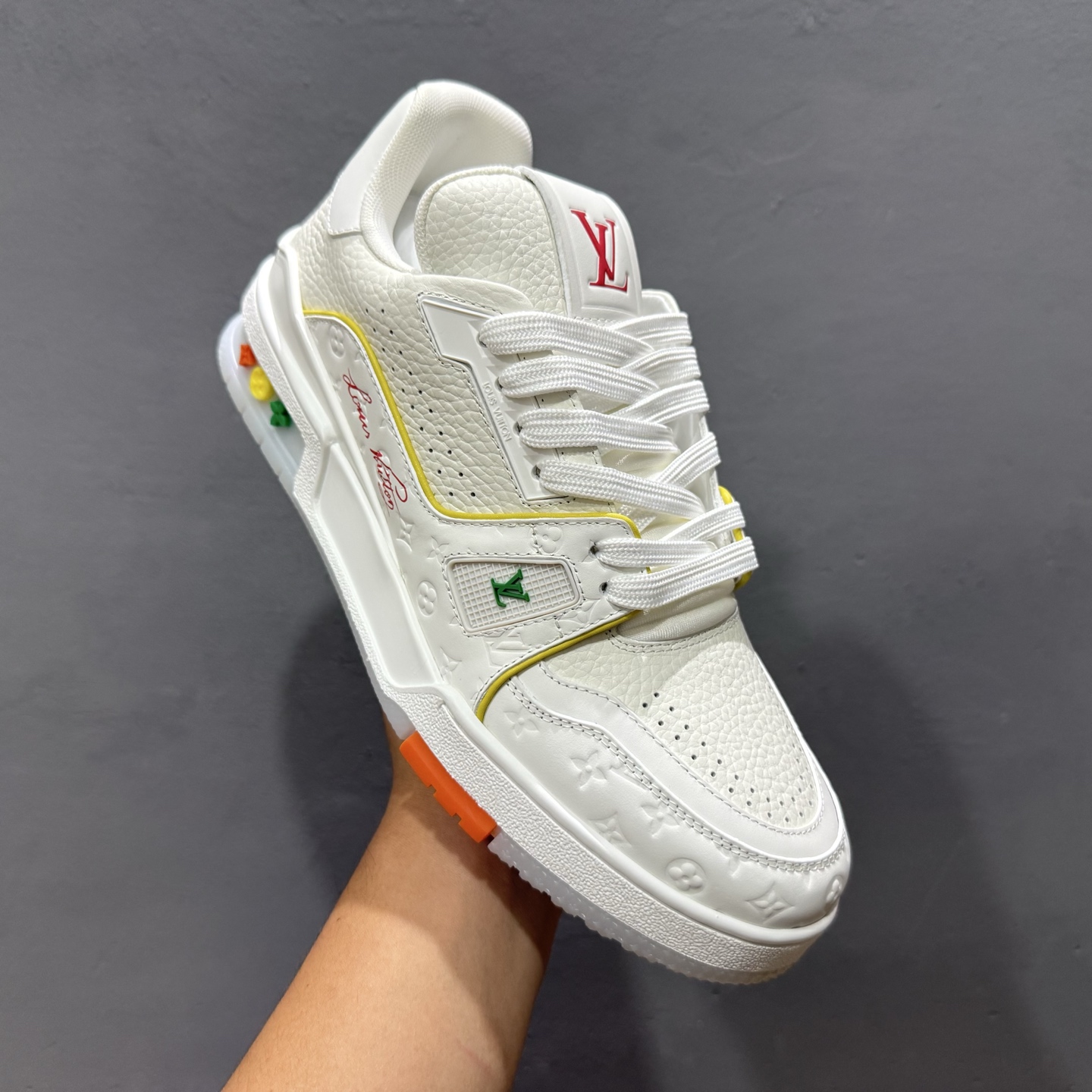 600 Tyler x Louis Vuitton 路易威登 LV Trainer 联名款 低帮休闲板鞋-Chinese UA Cheap High Quatity Brand Clothes Bags handbags Sneakers wholesale wholesaler seller from China Factory suppliers Fashion Clothing Shoes best Quality Beautiful Price 600 Tyler x Louis Vuitton 路易威登 LV Trainer 联名款 低帮休闲板鞋