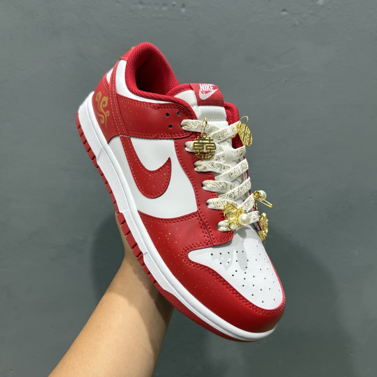 280 Nike SB Dunk Low ”Just Do it“ 囍庆婚礼 周年高端定制 低帮休闲板鞋 FB9109-119
