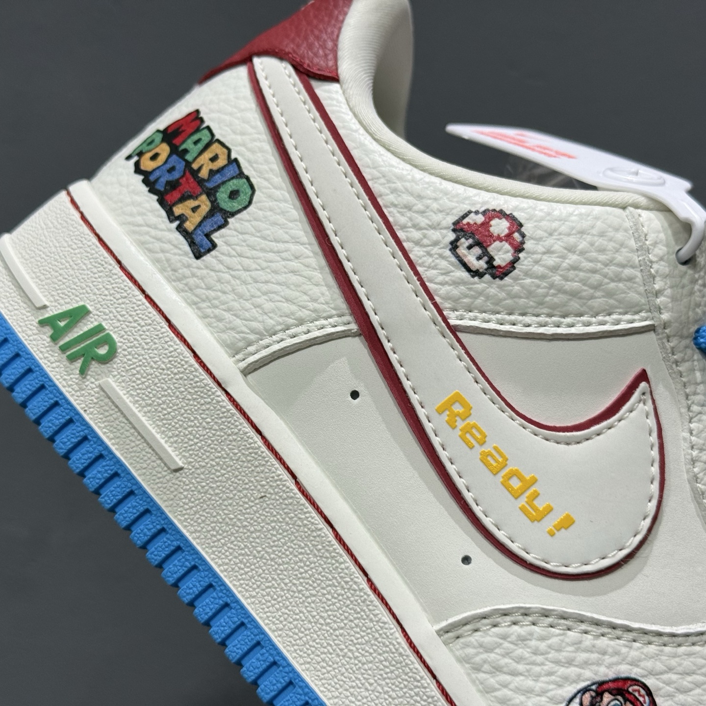 260 Mario x NIke Air Force 1 白蓝彩 SC0601-567-Chinese UA Cheap High Quatity Brand Clothes Bags handbags Sneakers wholesale wholesaler seller from China Factory suppliers Fashion Clothing Shoes best Quality Beautiful Price 260 Mario x NIke Air Force 1 白蓝彩 SC0601-567
