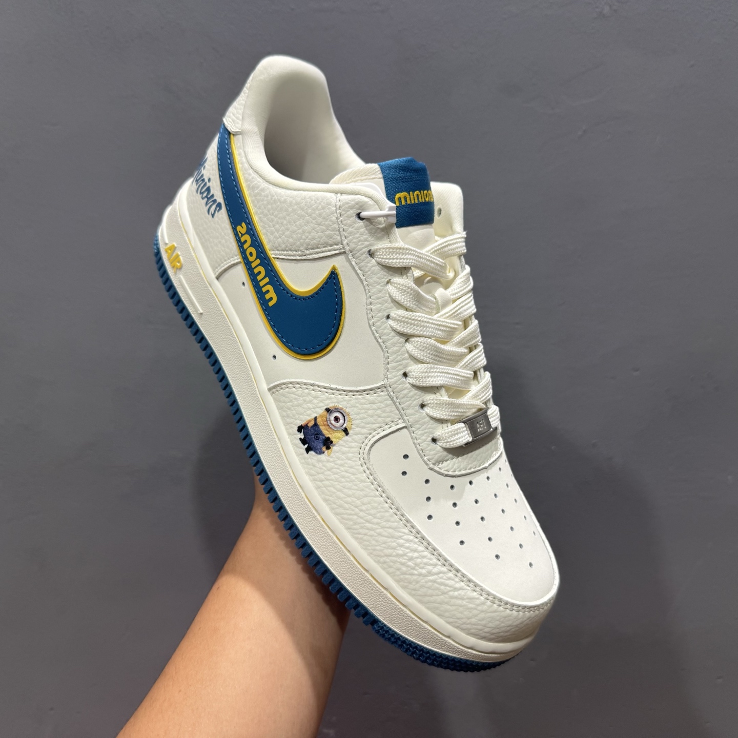 260 Minians x NIke Air Force 1 白蓝金韵 SC0601-566-Chinese UA Cheap High Quatity Brand Clothes Bags handbags Sneakers wholesale wholesaler seller from China Factory suppliers Fashion Clothing Shoes best Quality Beautiful Price 260 Minians x NIke Air Force 1 白蓝金韵 SC0601-566
