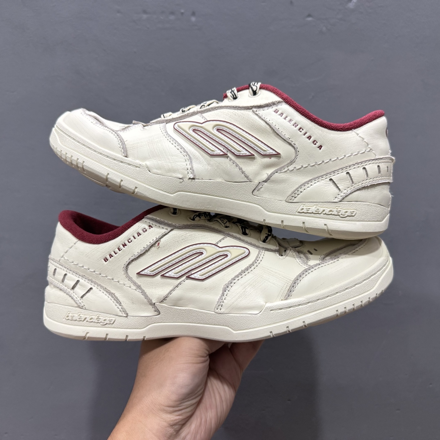 450 VG巴黎世家 18代 Balenciaga Hamptons Worn-Out 板鞋