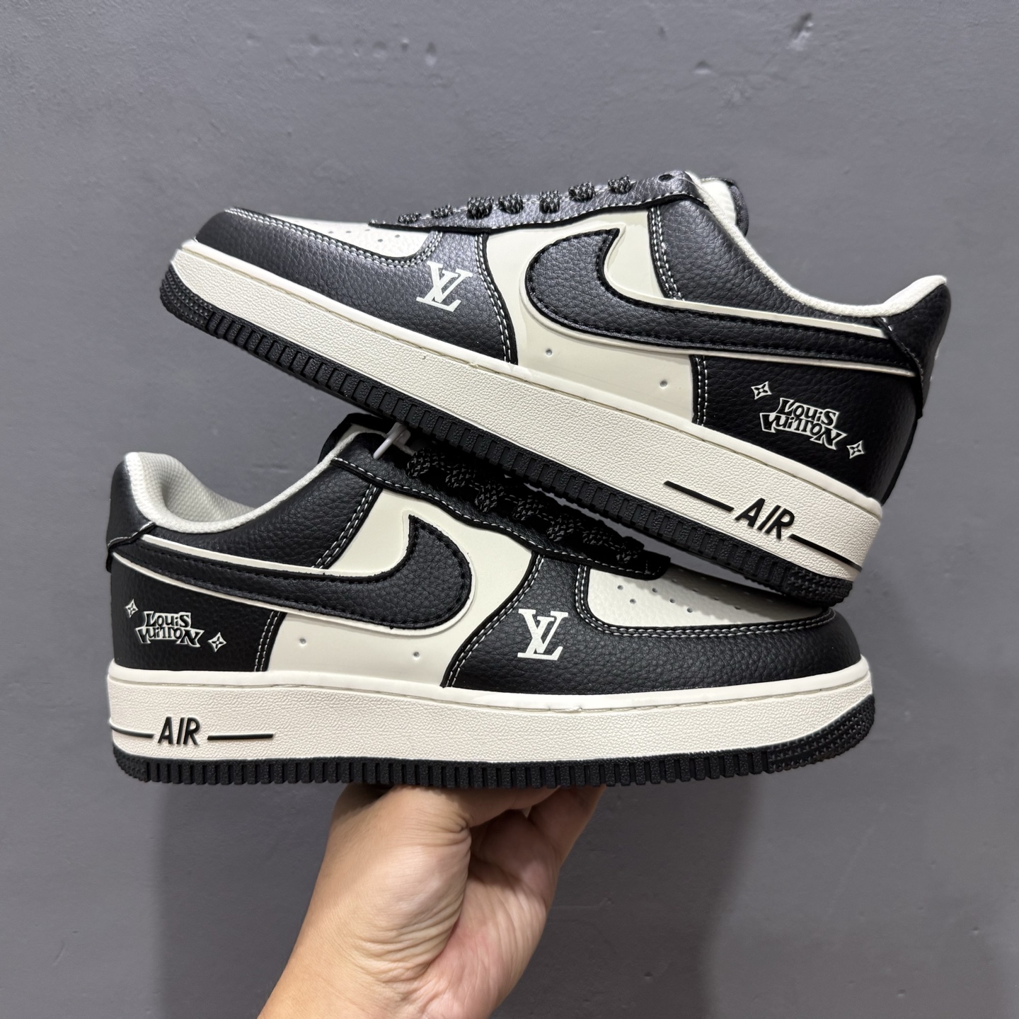 260 Nike Air Force 1 Low 07 x Louis Vuitton 黑白 HJ3318-006