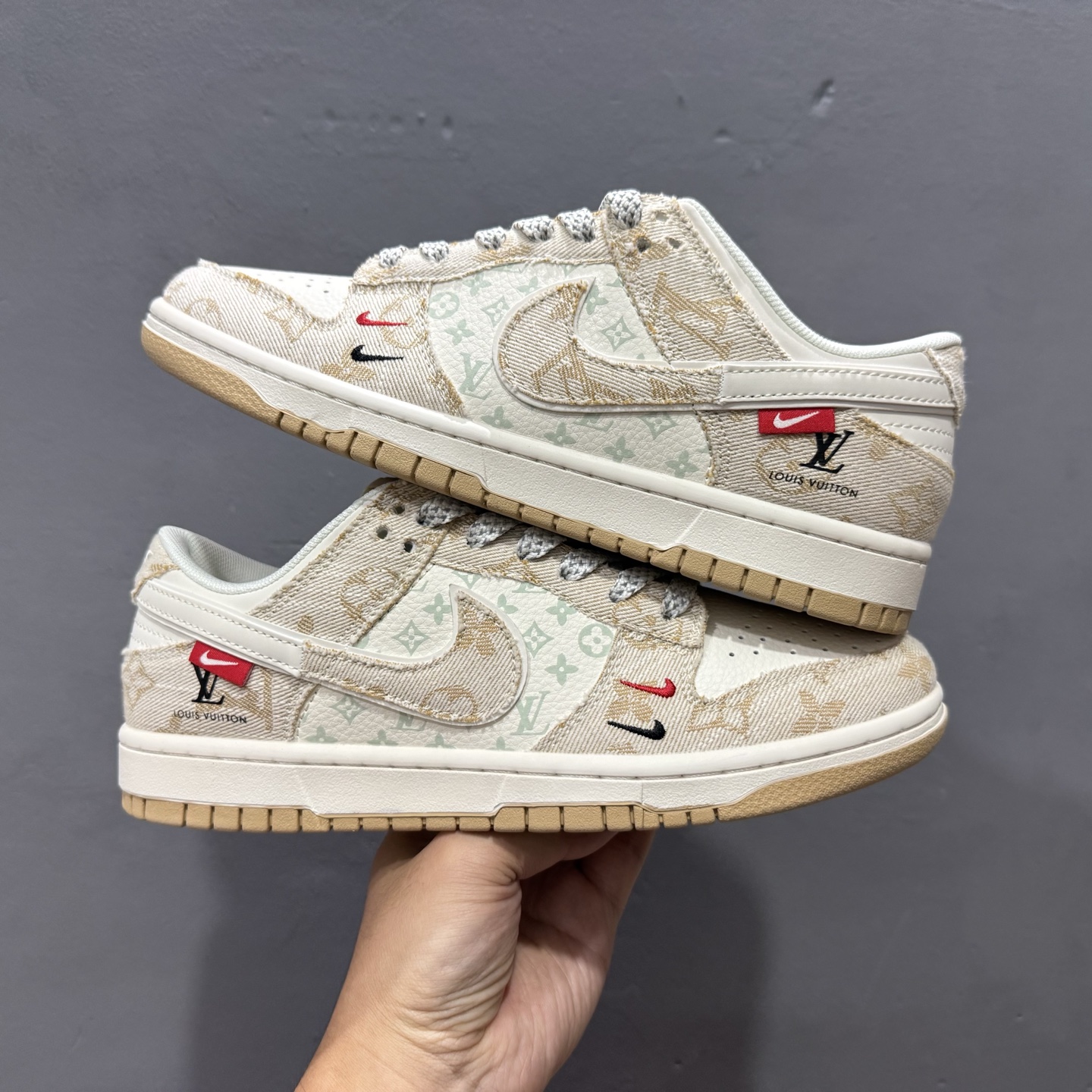 280 Louis Vuitton x Nike Dunk Low 卡其牛仔 YX5066-377