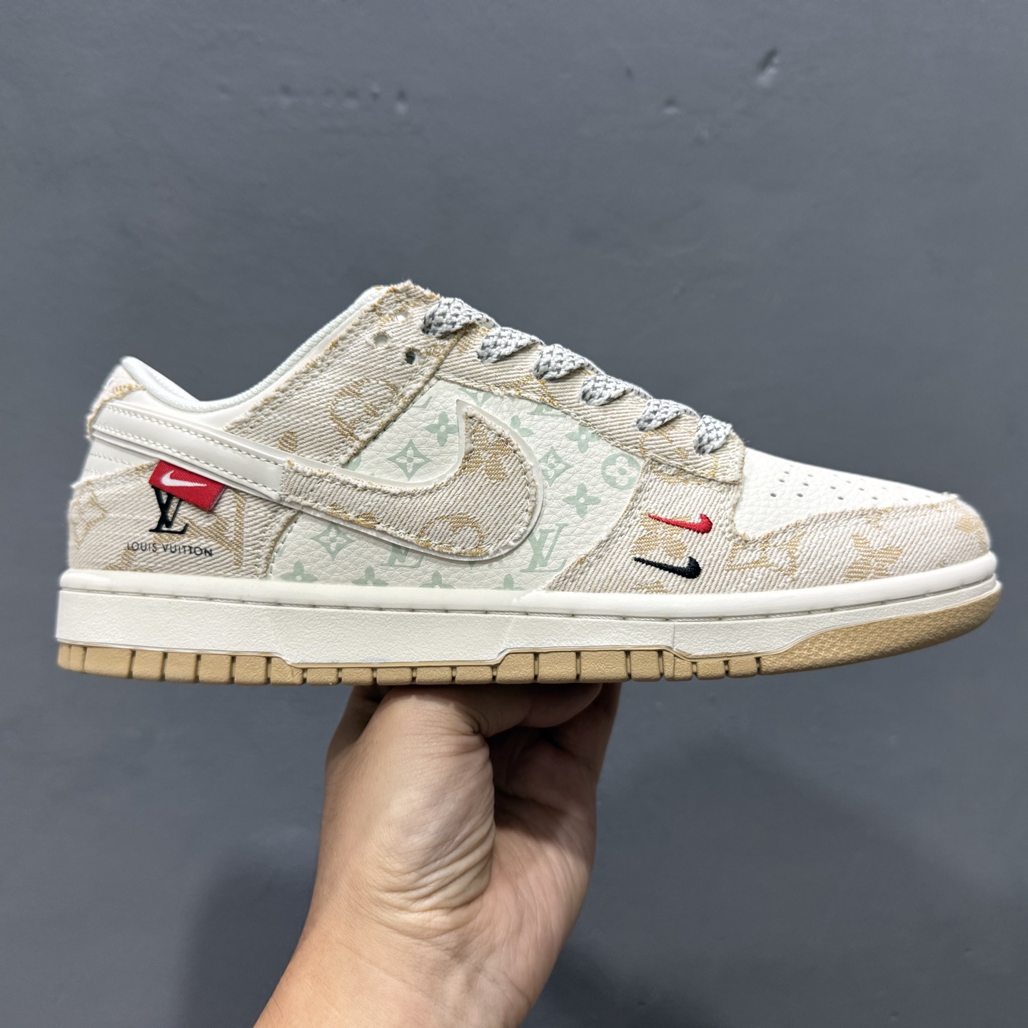 280 Louis Vuitton x Nike Dunk Low 卡其牛仔 YX5066-377