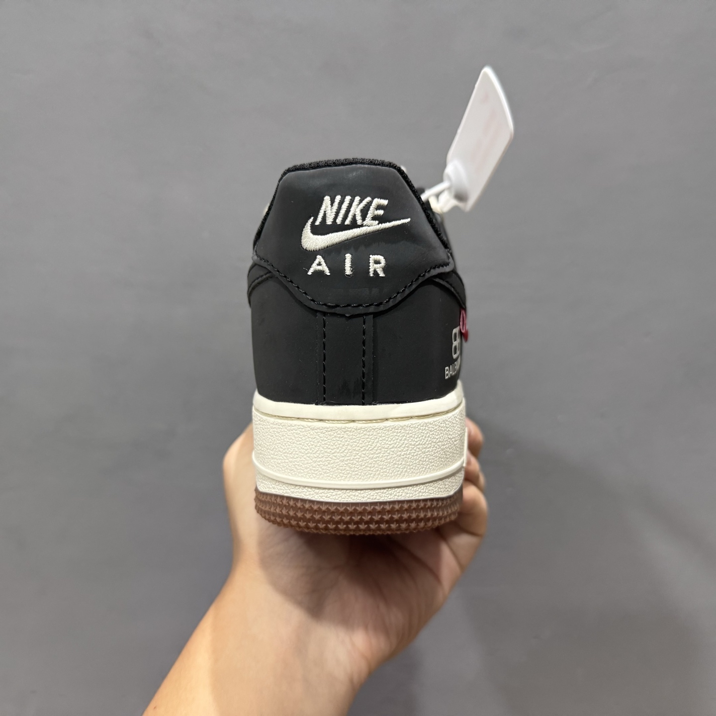 Balenciaga x Nike Air Force 1 米灰黑生胶 HJ3318-005