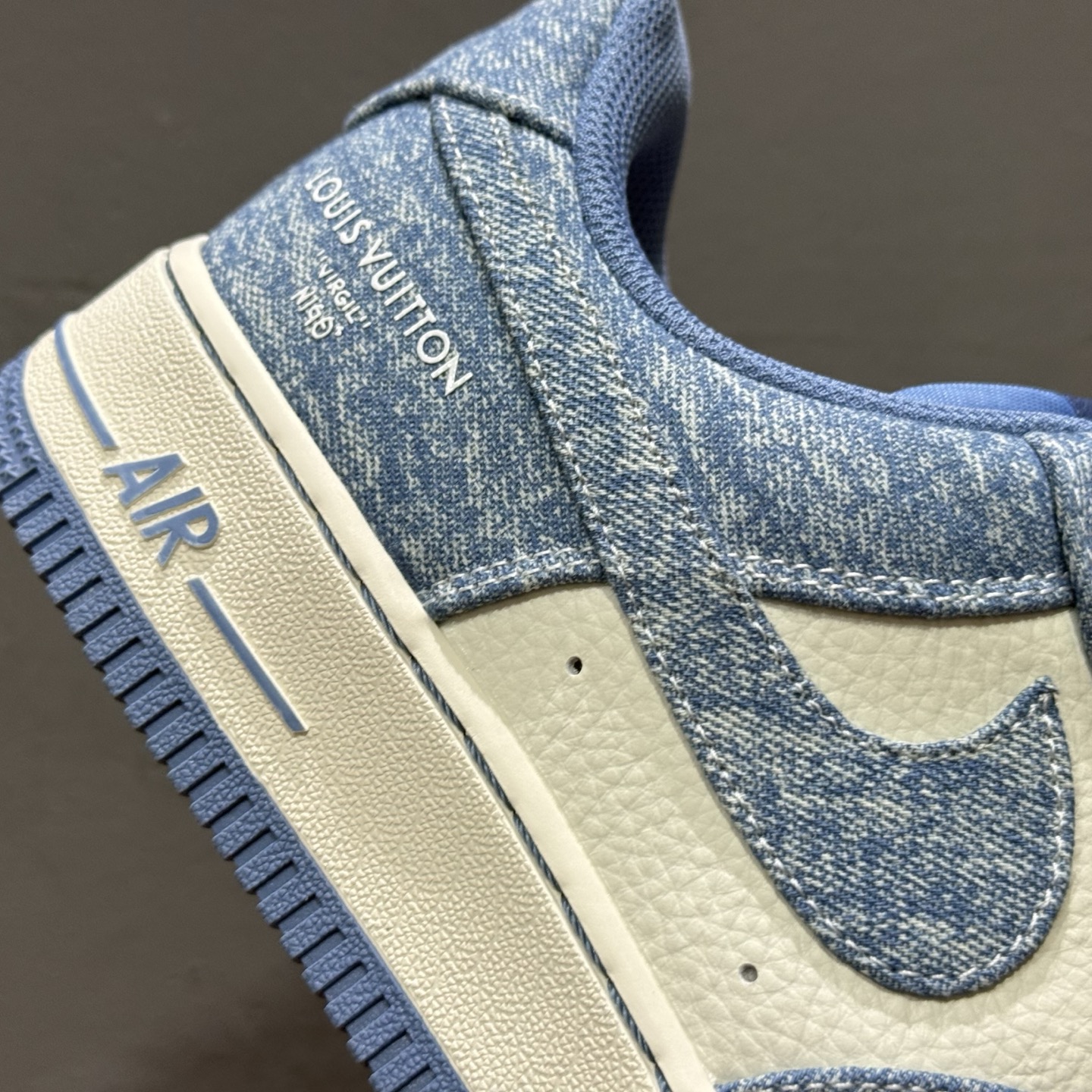 250 Nike Air Force 1‘07 Low LV联名 冰蓝牛仔 空军一号低帮休闲板鞋 LW9279-021