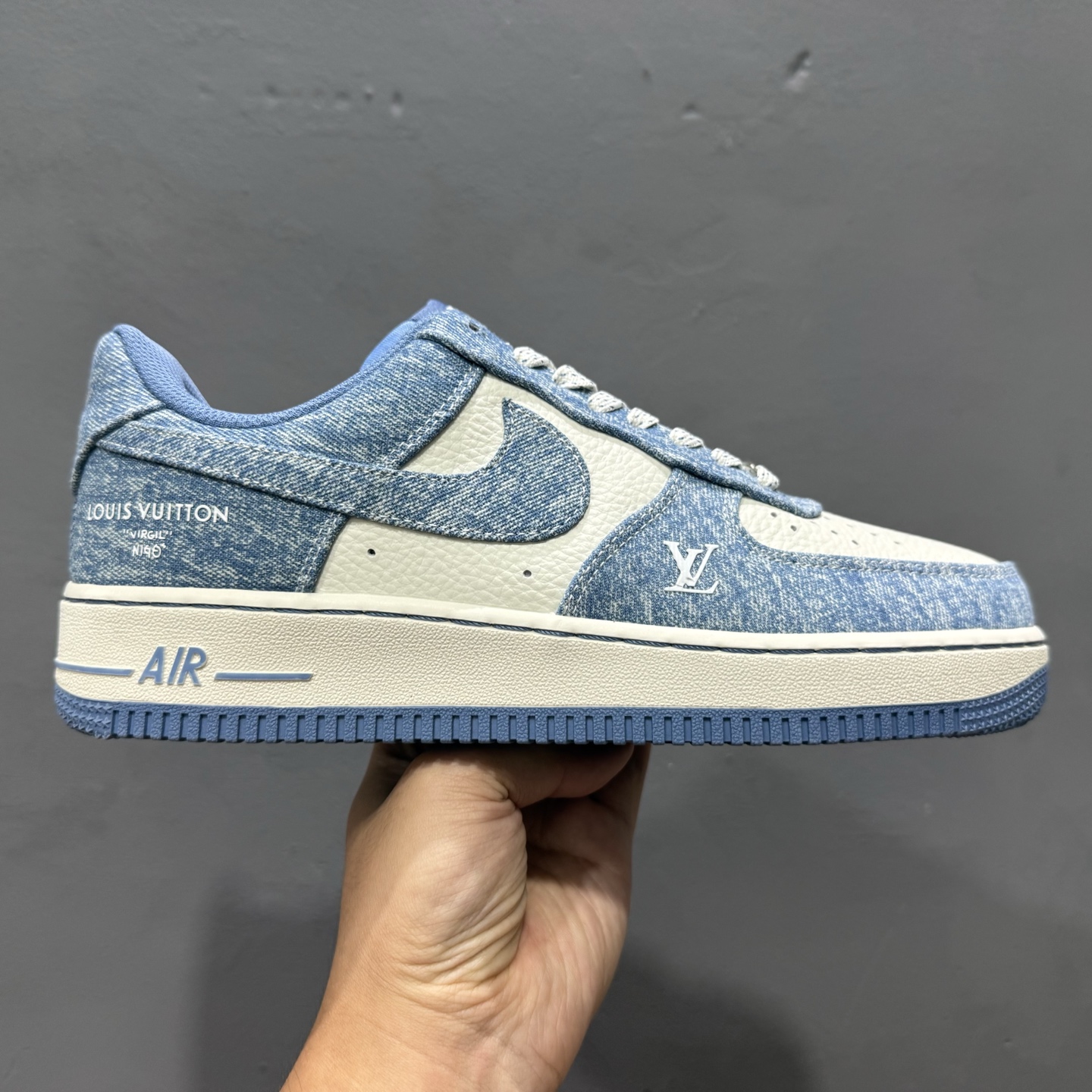250 Nike Air Force 1‘07 Low LV联名 冰蓝牛仔 空军一号低帮休闲板鞋 LW9279-021