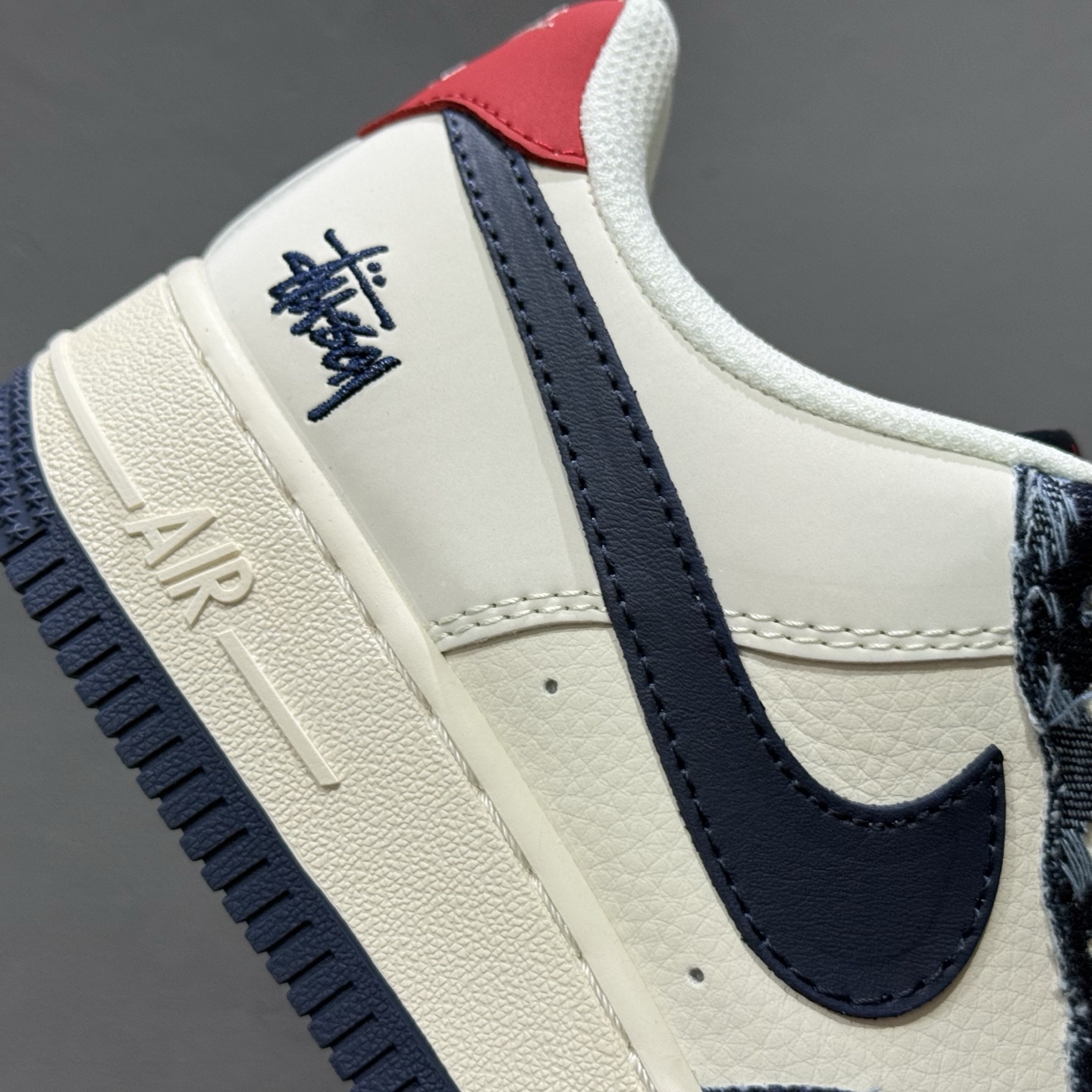 260 Nike Air Force 1‘07 Low 斯图西联名 做旧牛仔 空军一号低帮休闲板鞋 XS1958-579