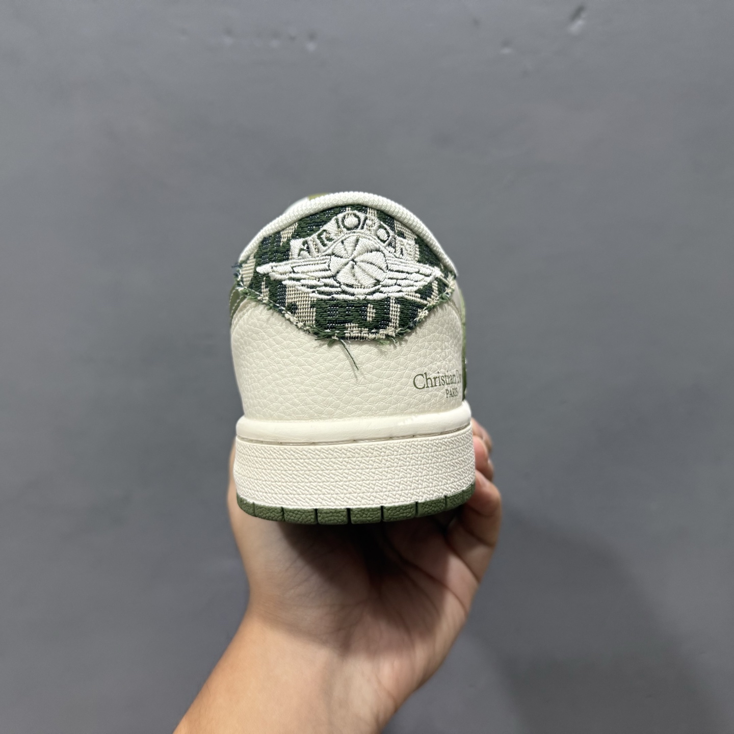 280 Dior x Air Jordan 1 Low 米灰绿 QW5088-203