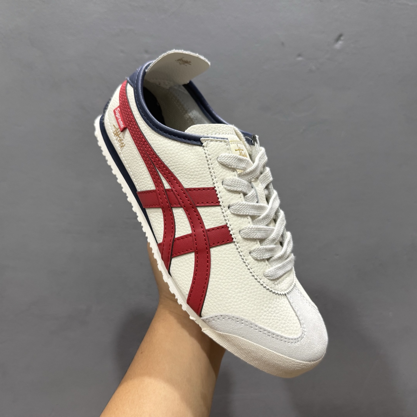 240 Onitsuka Tiger鬼塚虎 MEXICO 66 ‘DIY’定制球鞋系列 防滑耐磨透气轻便 低帮休闲鞋 DL408-146