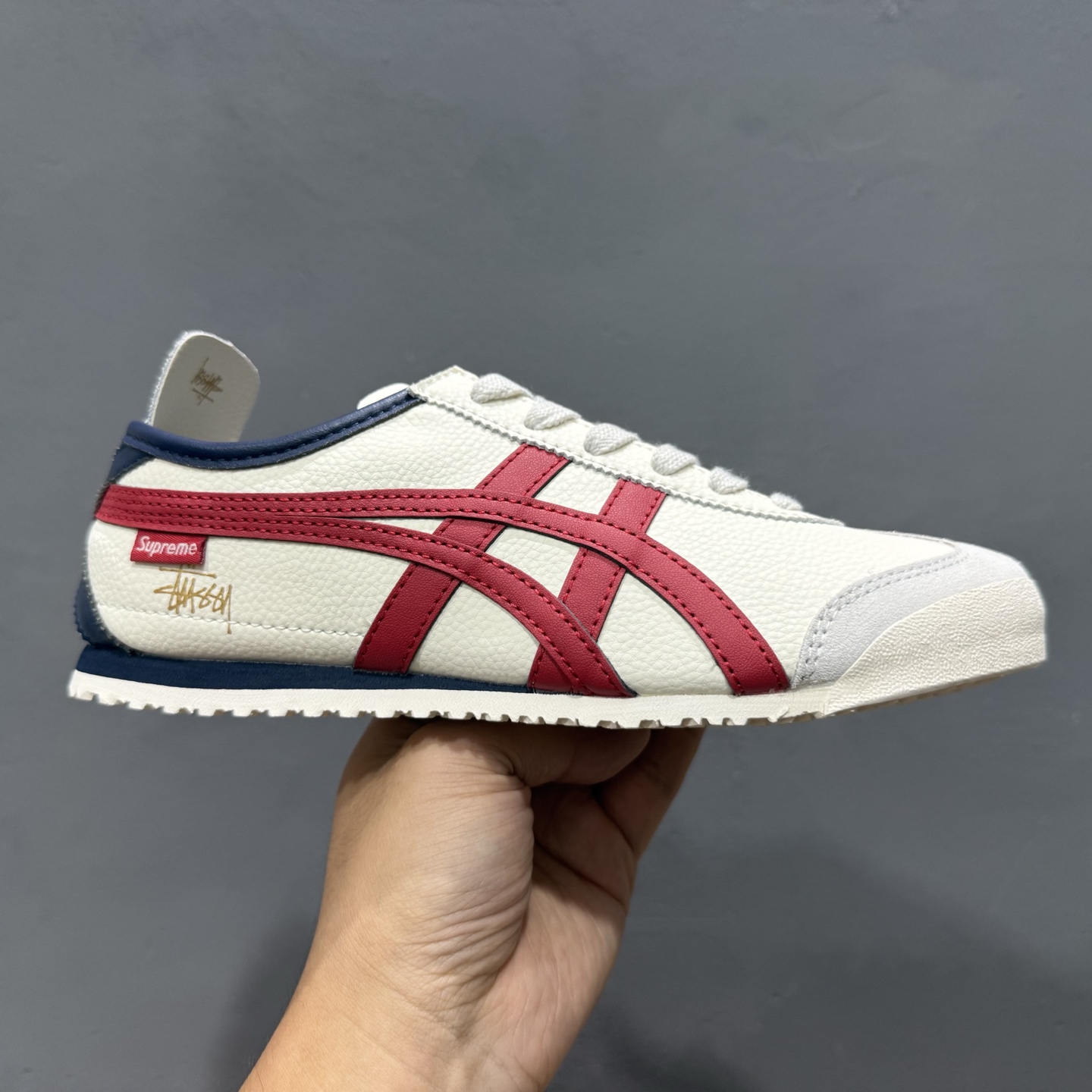 240 Onitsuka Tiger鬼塚虎 MEXICO 66 ‘DIY’定制球鞋系列 防滑耐磨透气轻便 低帮休闲鞋 DL408-146
