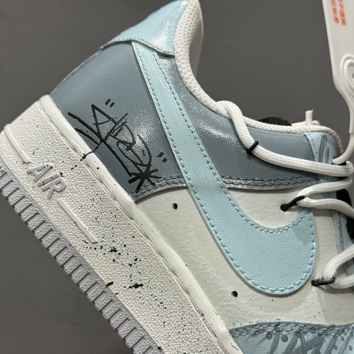 ￥260 Nike Air Force 1'07 Low ”Starry Sky Trajectory” 手绘涂鸦 星芒轨迹 空军一号定制休闲板鞋 CW1888-006