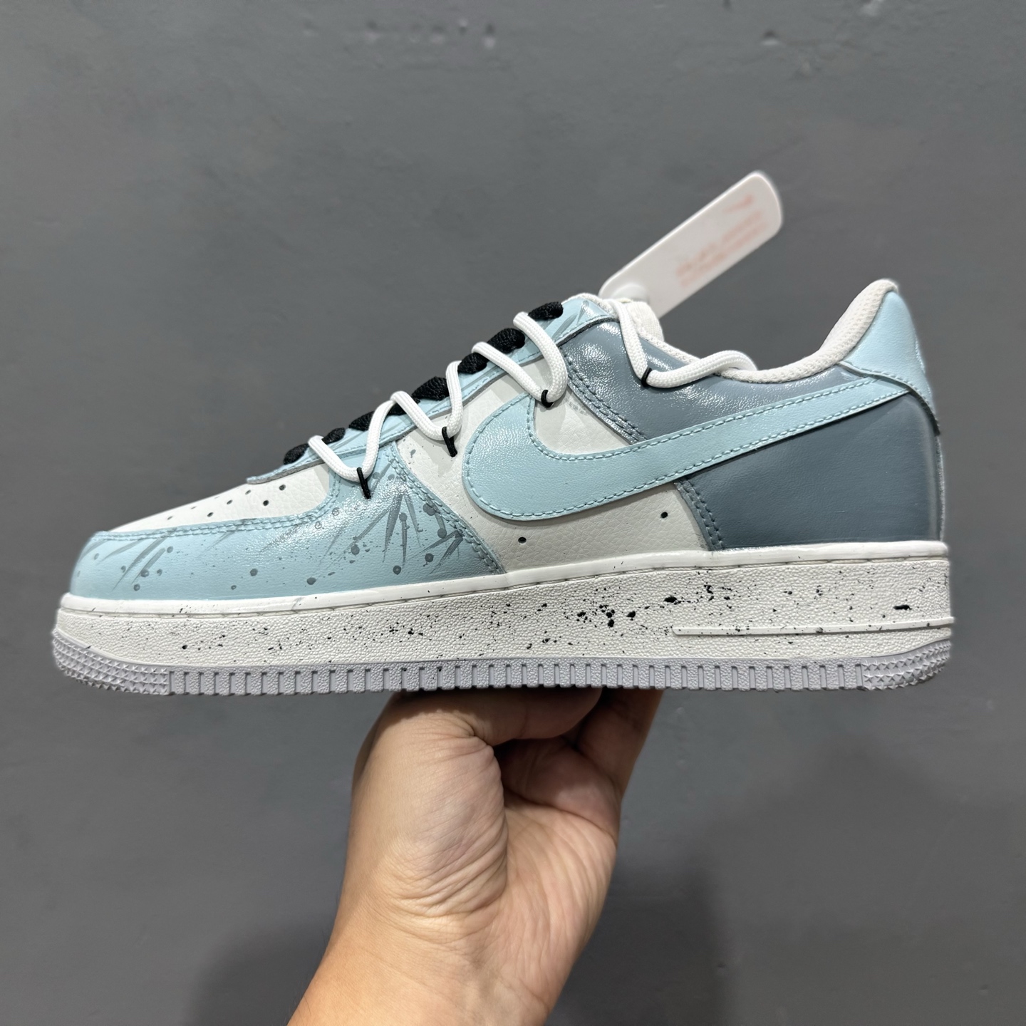 ￥260 Nike Air Force 1'07 Low ”Starry Sky Trajectory” 手绘涂鸦 星芒轨迹 空军一号定制休闲板鞋 CW1888-006