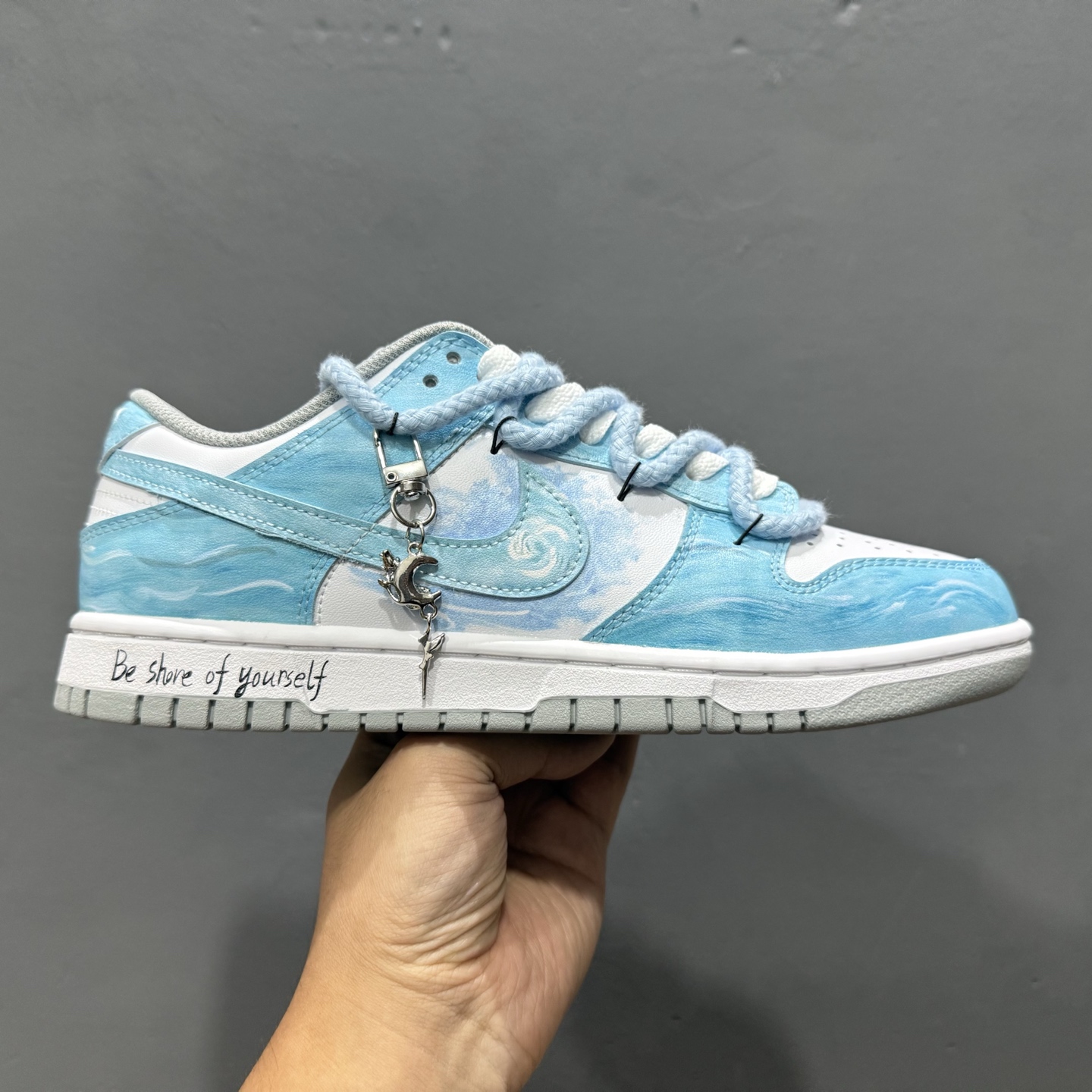 280 Nike Dunk Low 月下碧波行 天蓝色 此款以淡雅湖水蓝为基调 HF5441-105