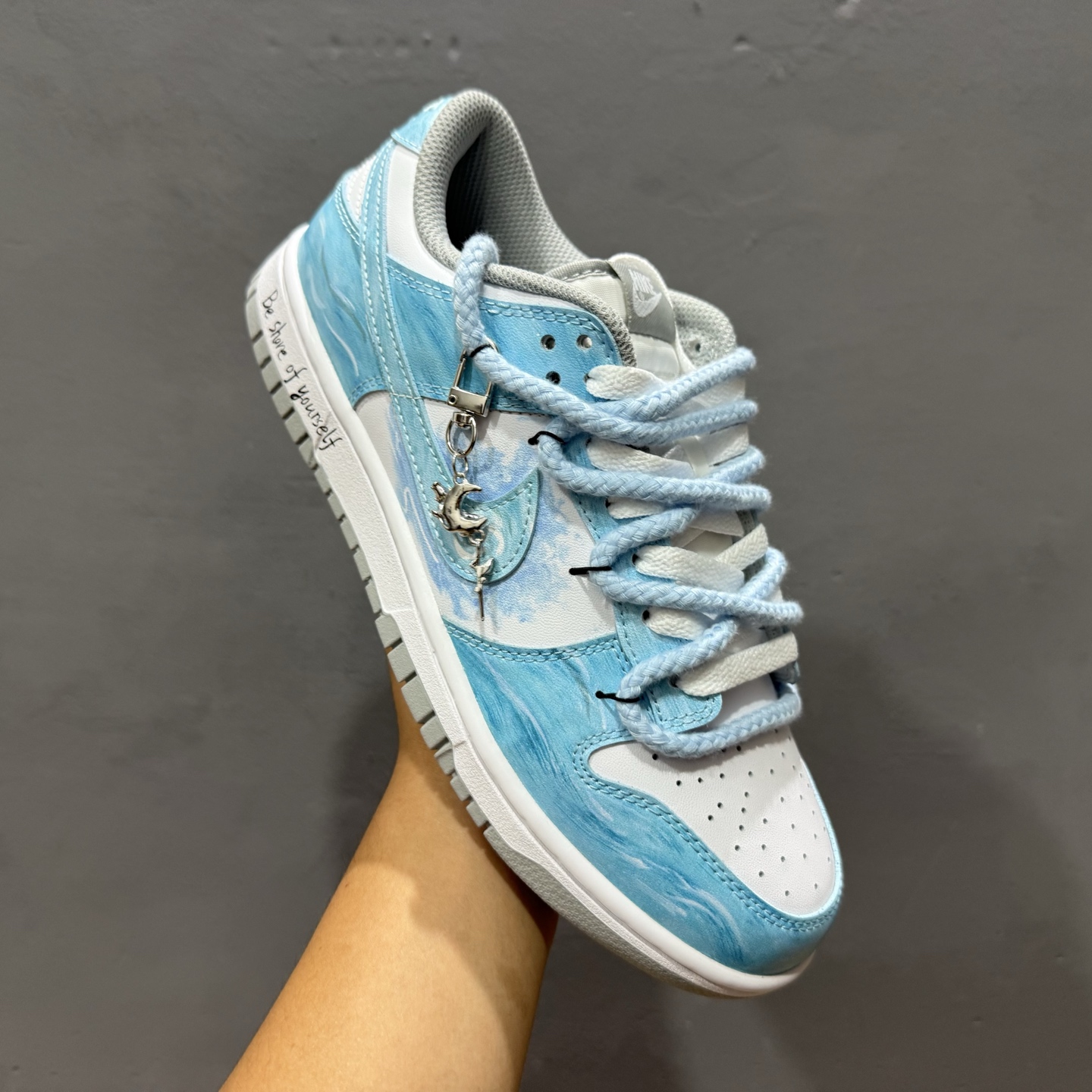 280 Nike Dunk Low 月下碧波行 天蓝色 此款以淡雅湖水蓝为基调 HF5441-105