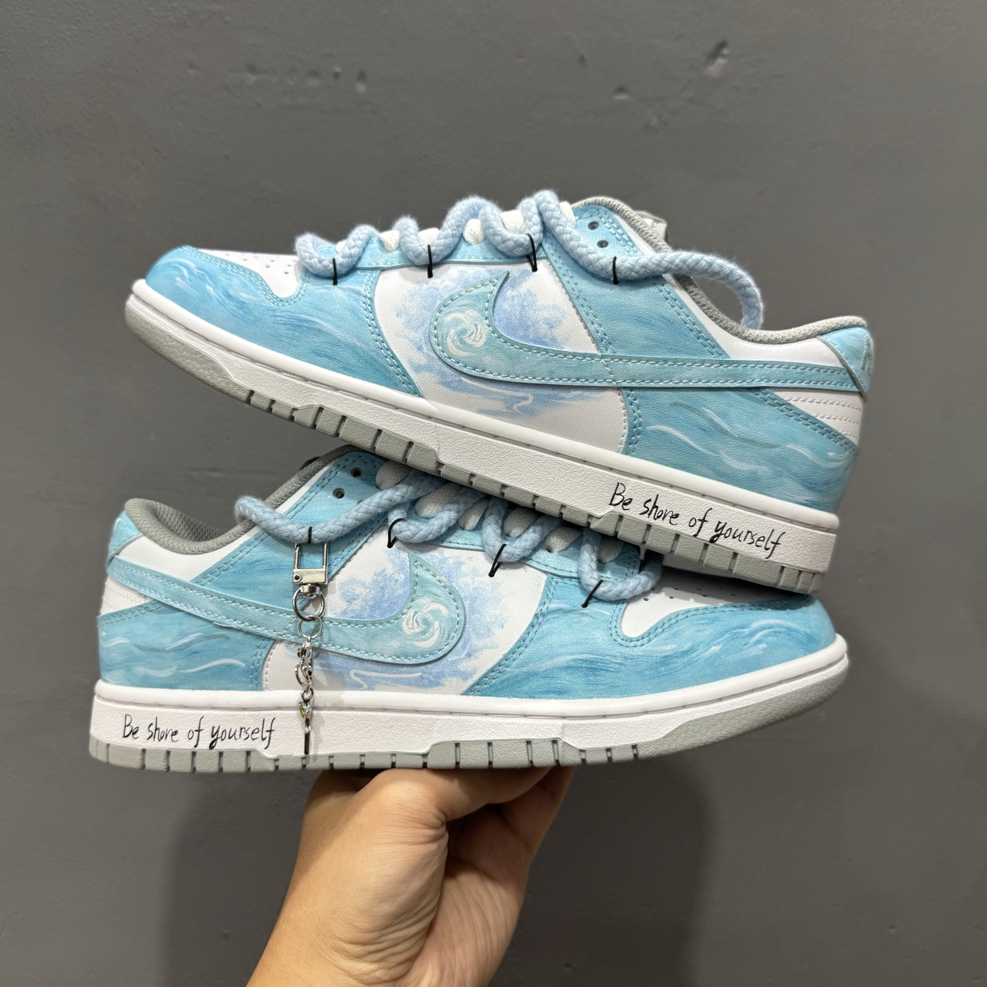 280 Nike Dunk Low 月下碧波行 天蓝色 此款以淡雅湖水蓝为基调 HF5441-105