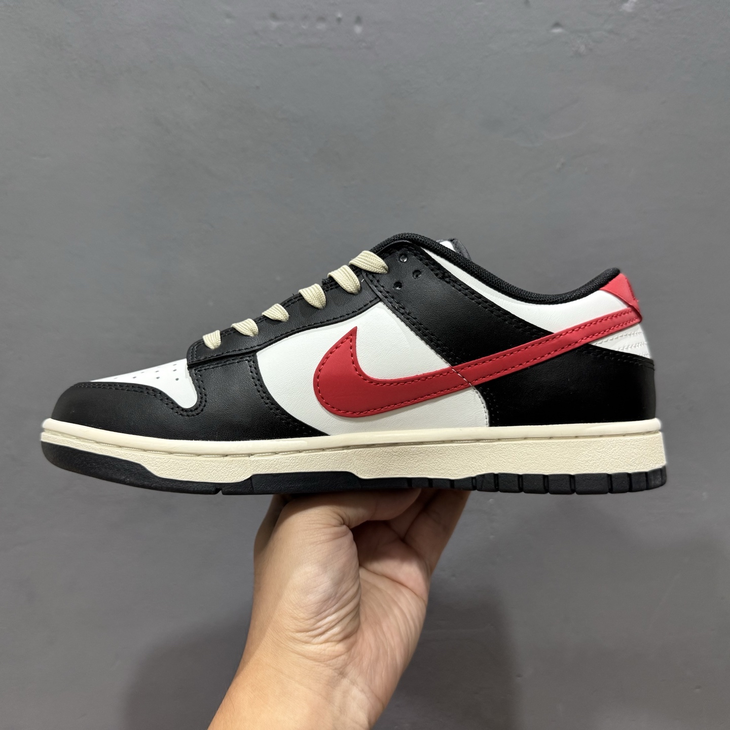 「YC版」260 Nike Dunk Low 黑焰 黑红色 当经典黑白撞裂酒红火焰尾 DD1391-100