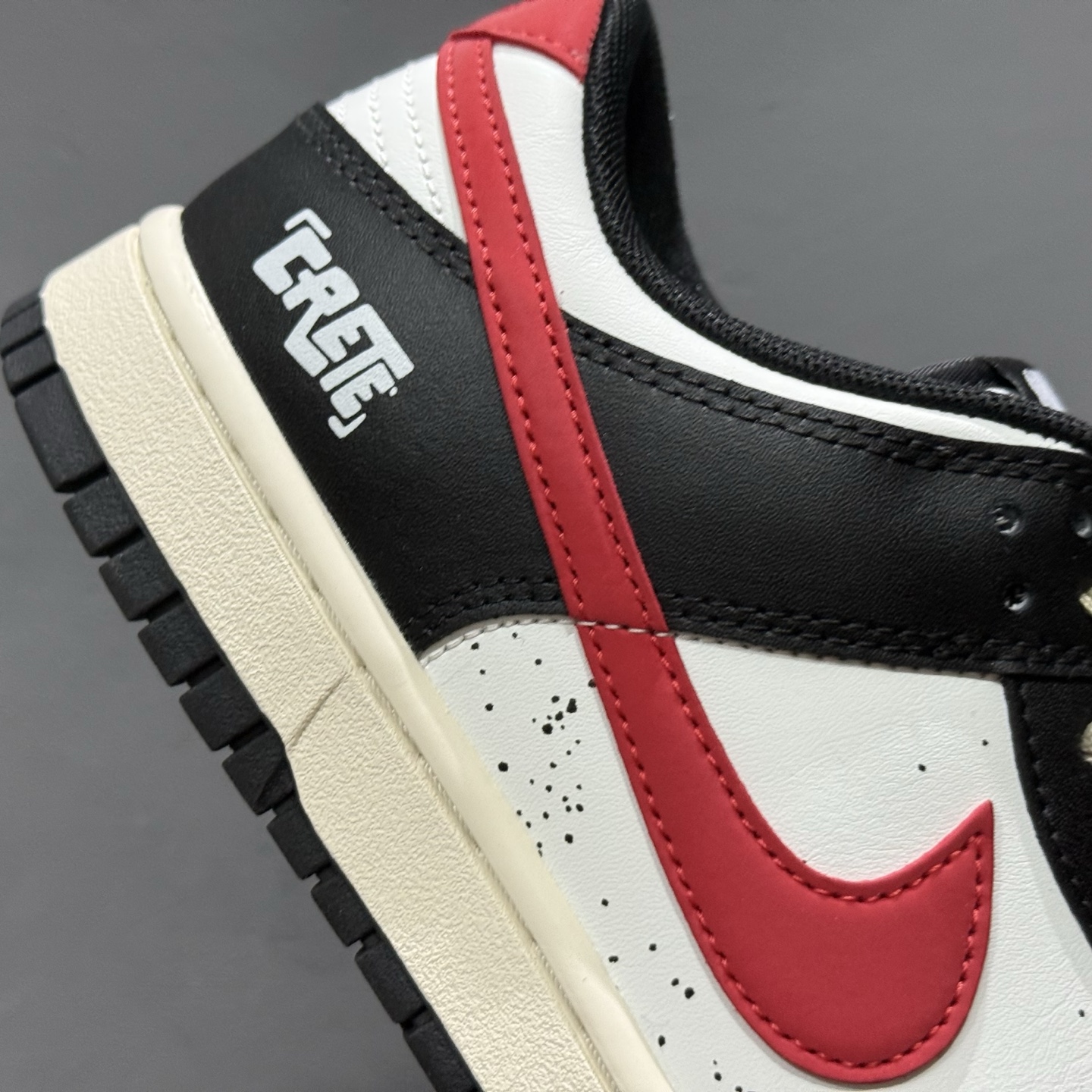「YC版」260 Nike Dunk Low 黑焰 黑红色 当经典黑白撞裂酒红火焰尾 DD1391-100