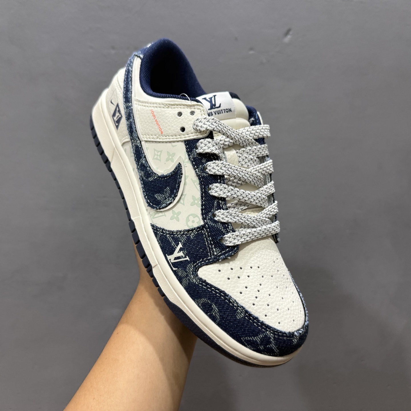 280 Louis Vuitton x Nike Dunk Low 米蓝布小勾 YX5066-386