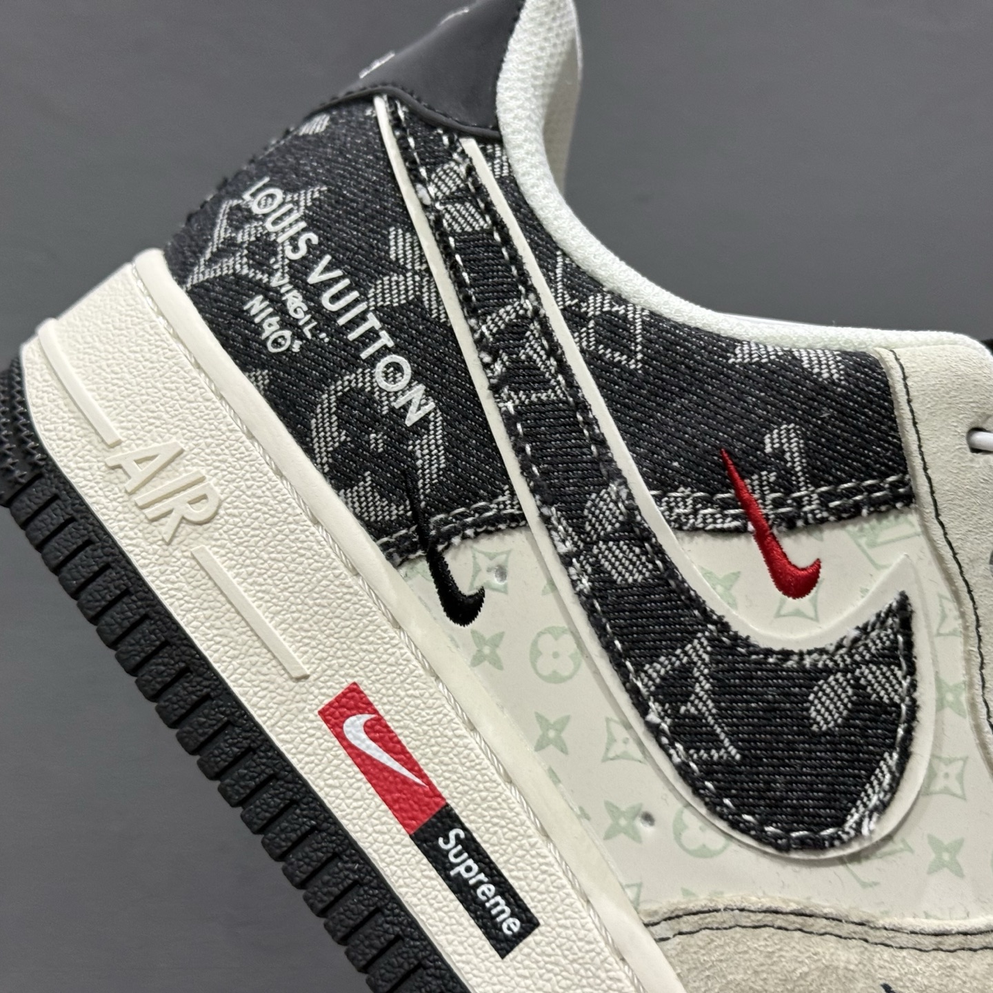 260 Louis Vuitton x NIke Air Force 1 青色牛仔 SC0601-554