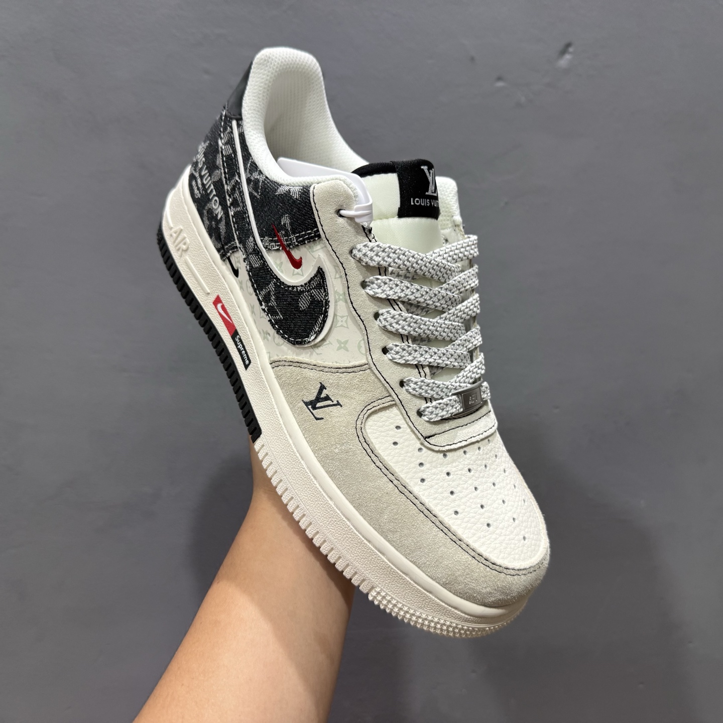 260 Louis Vuitton x NIke Air Force 1 青色牛仔 SC0601-554