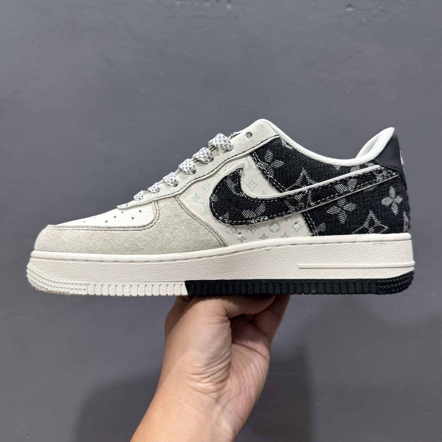 260 Louis Vuitton x NIke Air Force 1 青色牛仔 SC0601-554