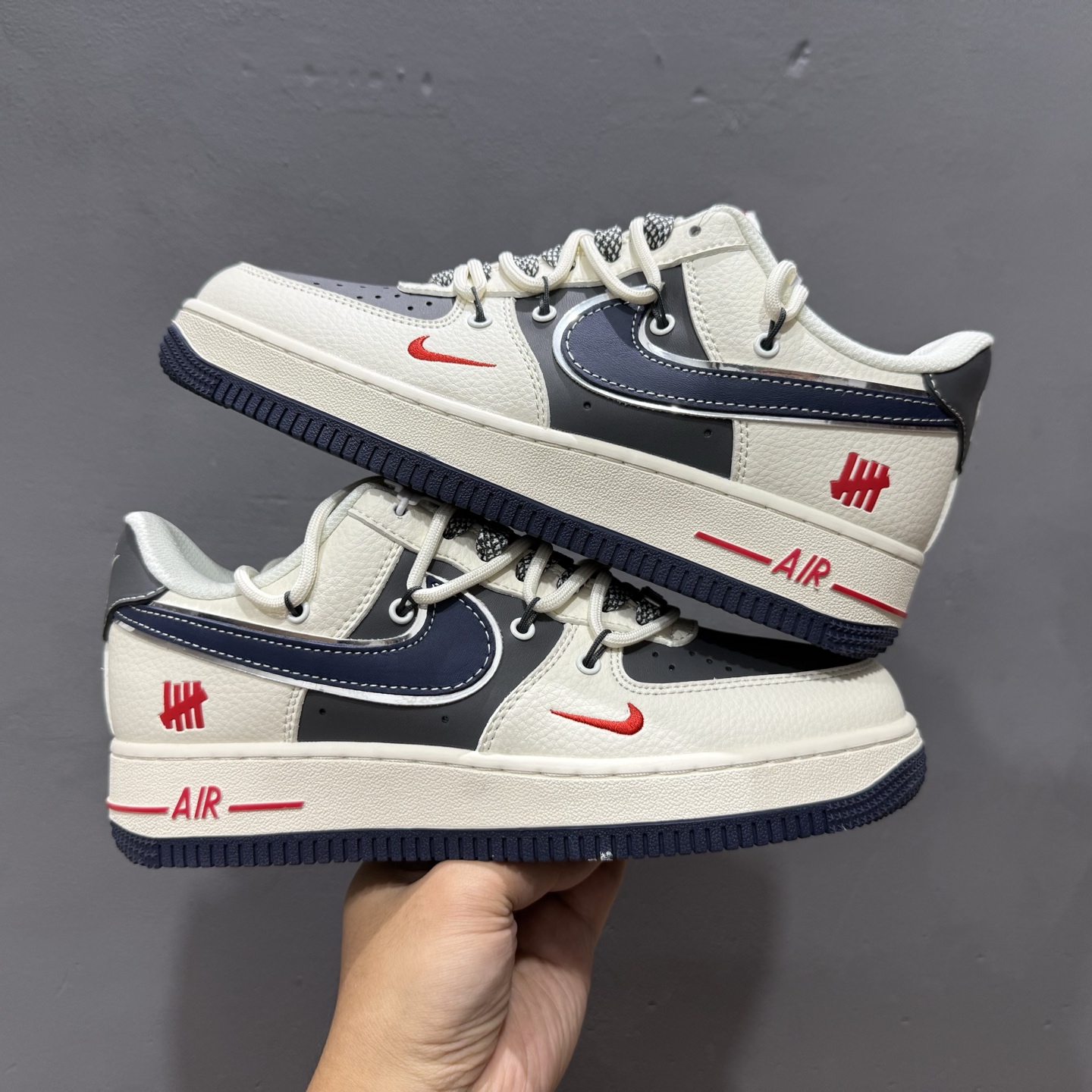 200 Nk Air Force 1‘07 Low UN联名 米白蓝底抽绳 空军一号 低帮休闲板鞋 SJ1198-103