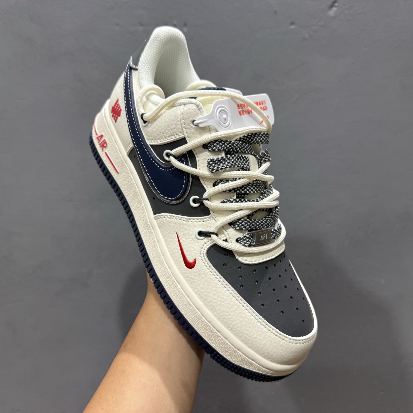200 Nk Air Force 1‘07 Low UN联名 米白蓝底抽绳 空军一号 低帮休闲板鞋 SJ1198-103