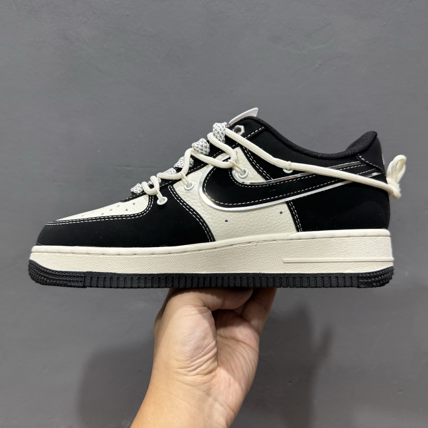 200 Nk Air Force 1‘07 Low 北面联名 磨砂黑抽绳 空军一号低帮休闲板鞋 SJ1198-101