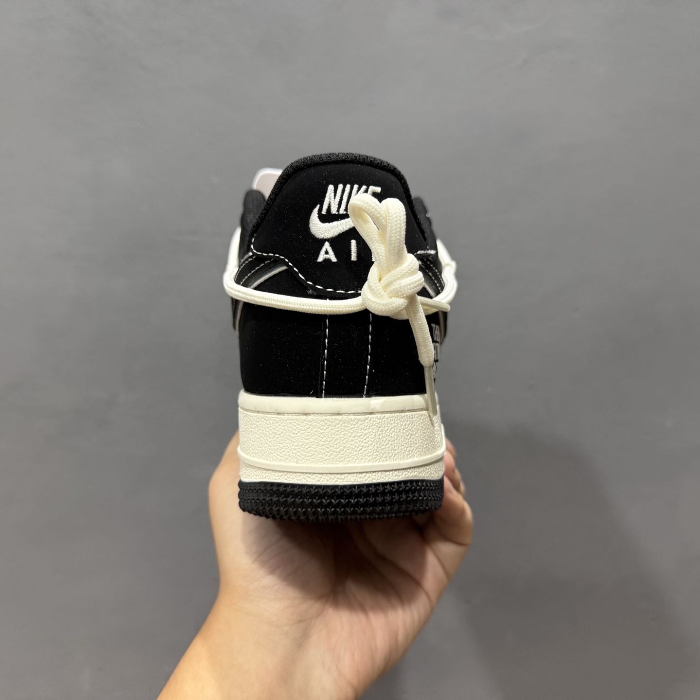 200 Nk Air Force 1‘07 Low 北面联名 磨砂黑抽绳 空军一号低帮休闲板鞋 SJ1198-101
