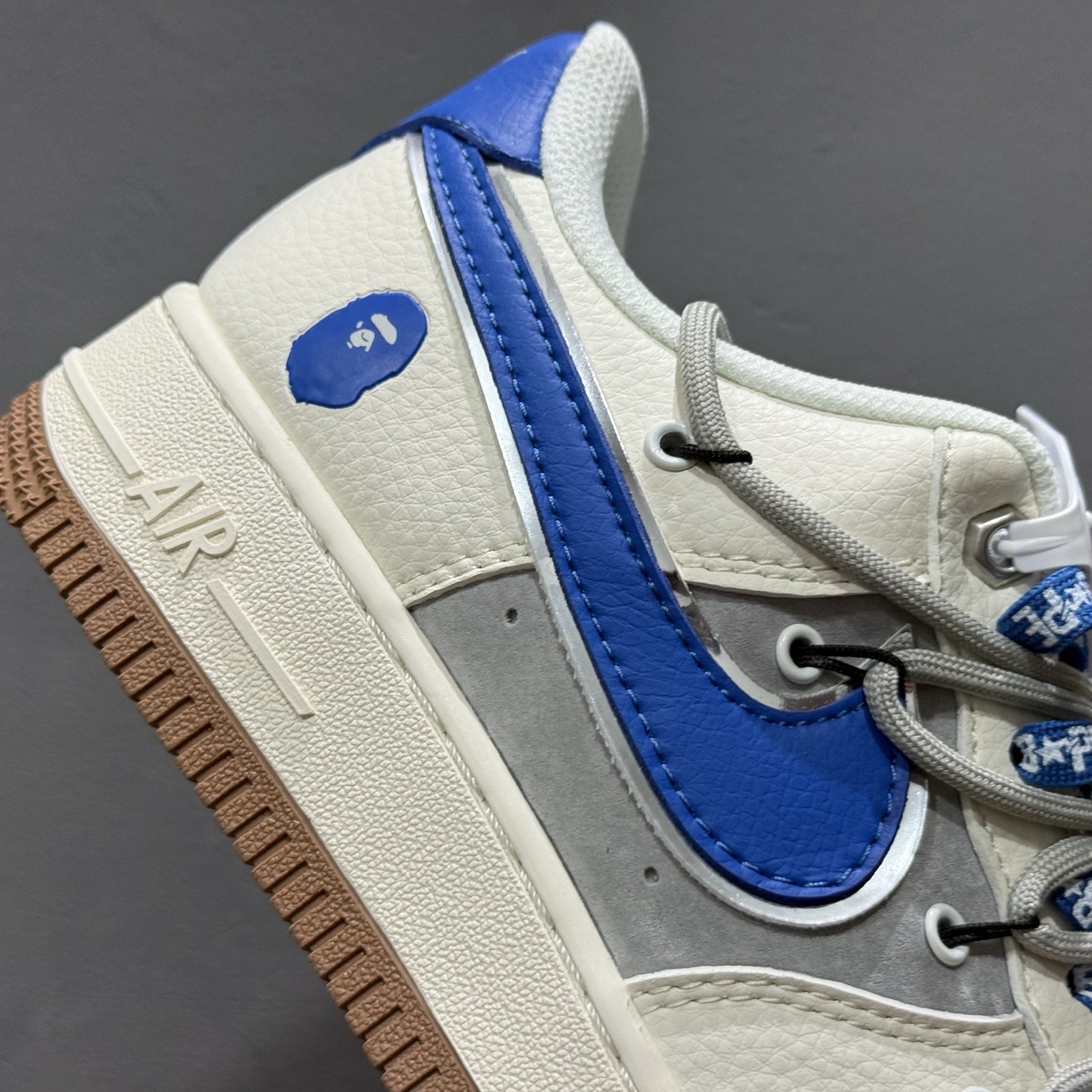 200 Nk Air Force 1‘07 Low Bape联名 米蓝生胶抽绳 空军一号低帮休闲板鞋 SJ1198-112