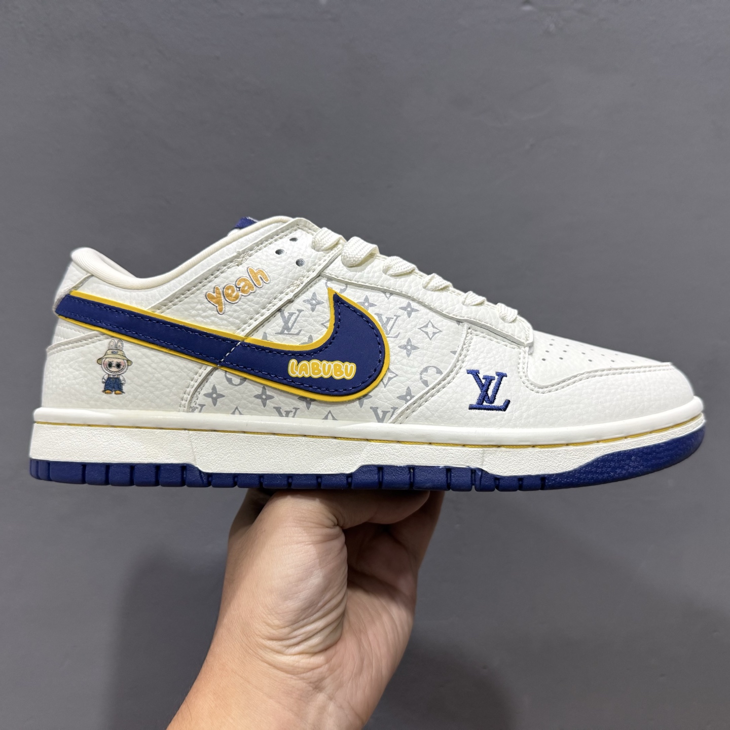 Nike SB Dunk Low 三方联名 白蓝金 高端定制 低帮休闲板鞋 SC0601-457