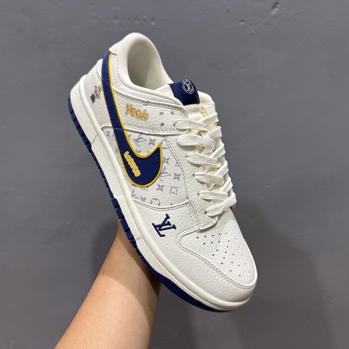 Nike SB Dunk Low 三方联名 白蓝金 高端定制 低帮休闲板鞋 SC0601-457